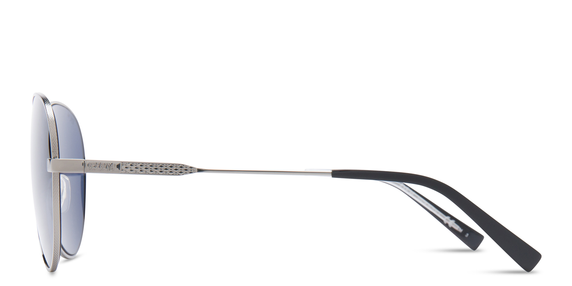 EYE'M Aviator Sunglasses in Silver – Product Photo 2