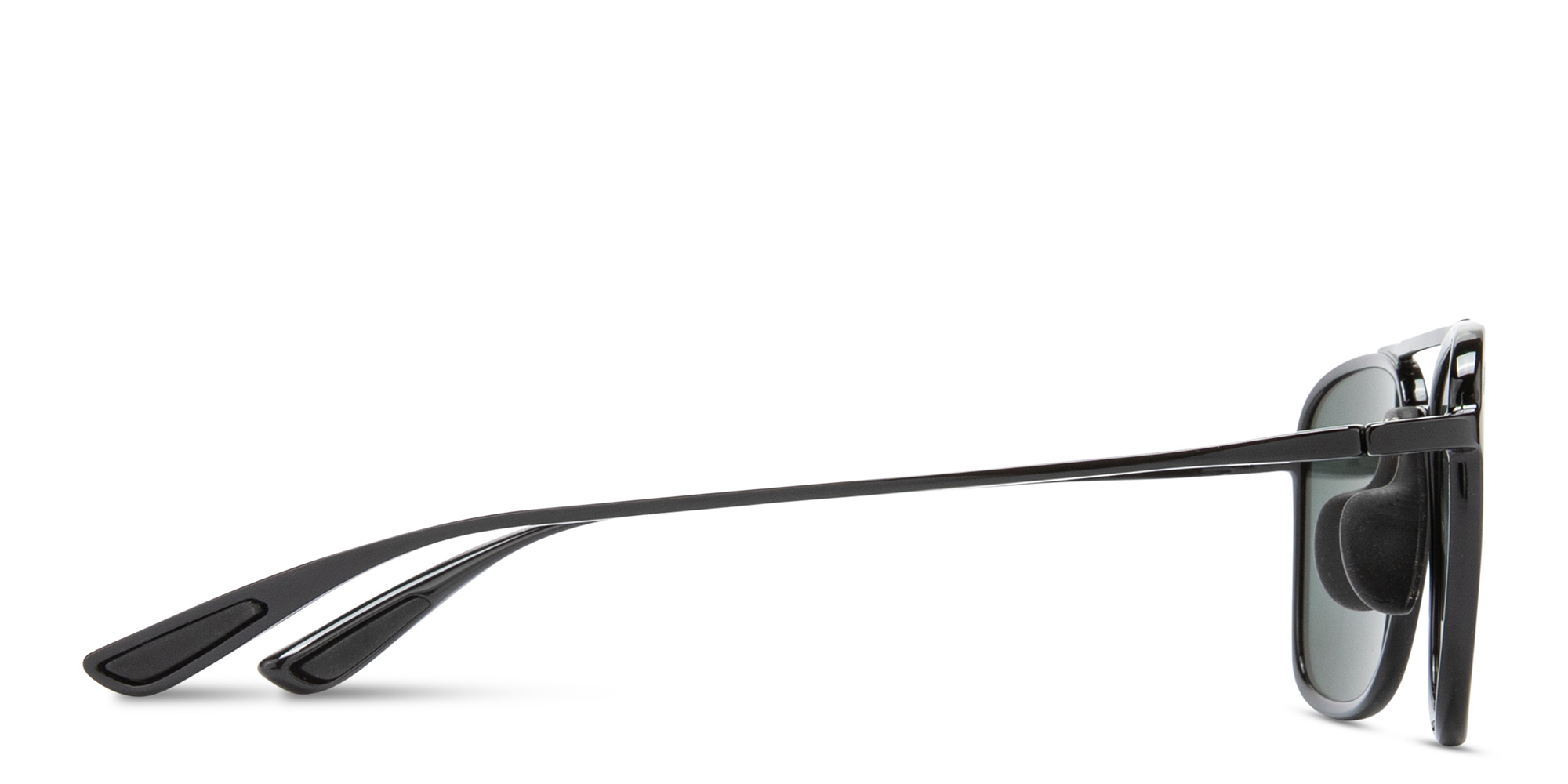 Shop Maui Jim Keokea Unisex Aviator Sunglasses in Black online.