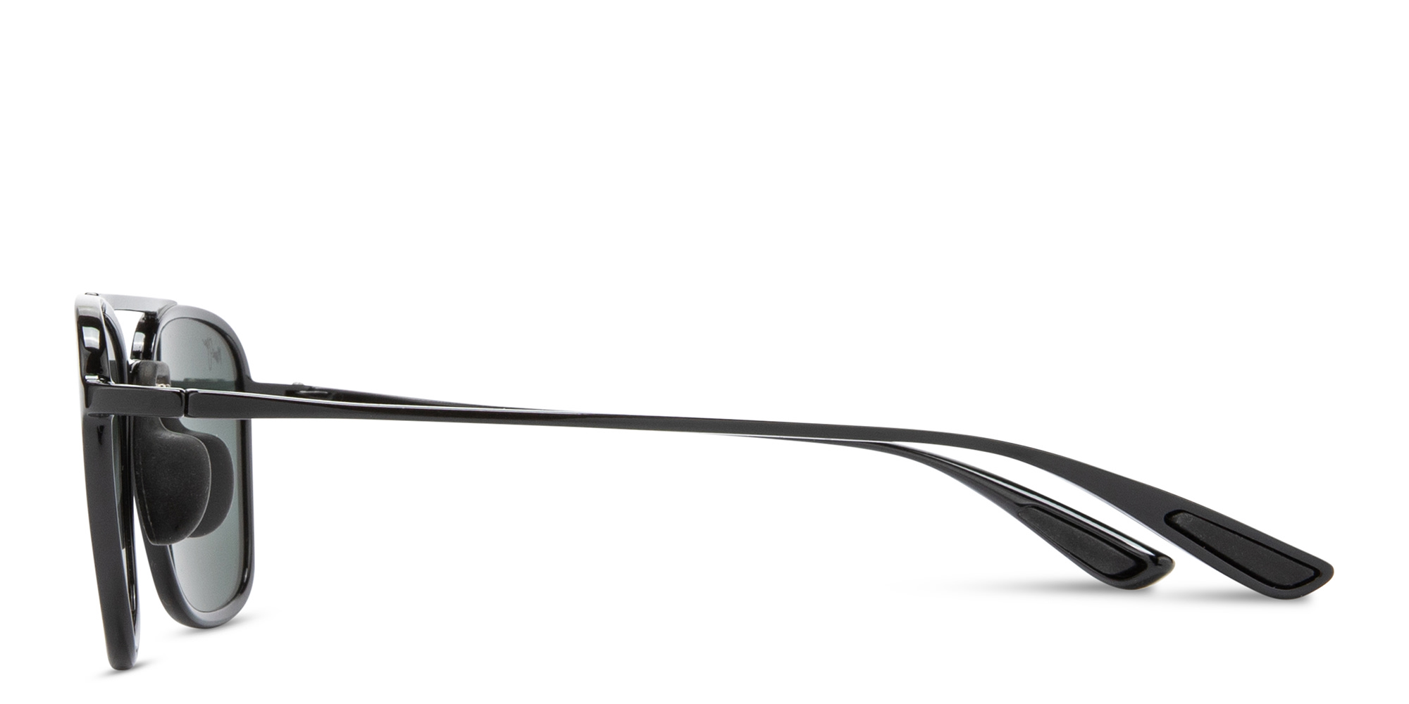 Shop Maui Jim Keokea Unisex Aviator Sunglasses in Black online.