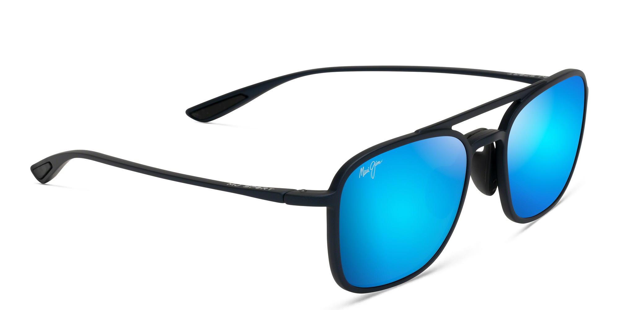 Shop Maui Jim Keokea Unisex Aviator Sunglasses in Blue online.