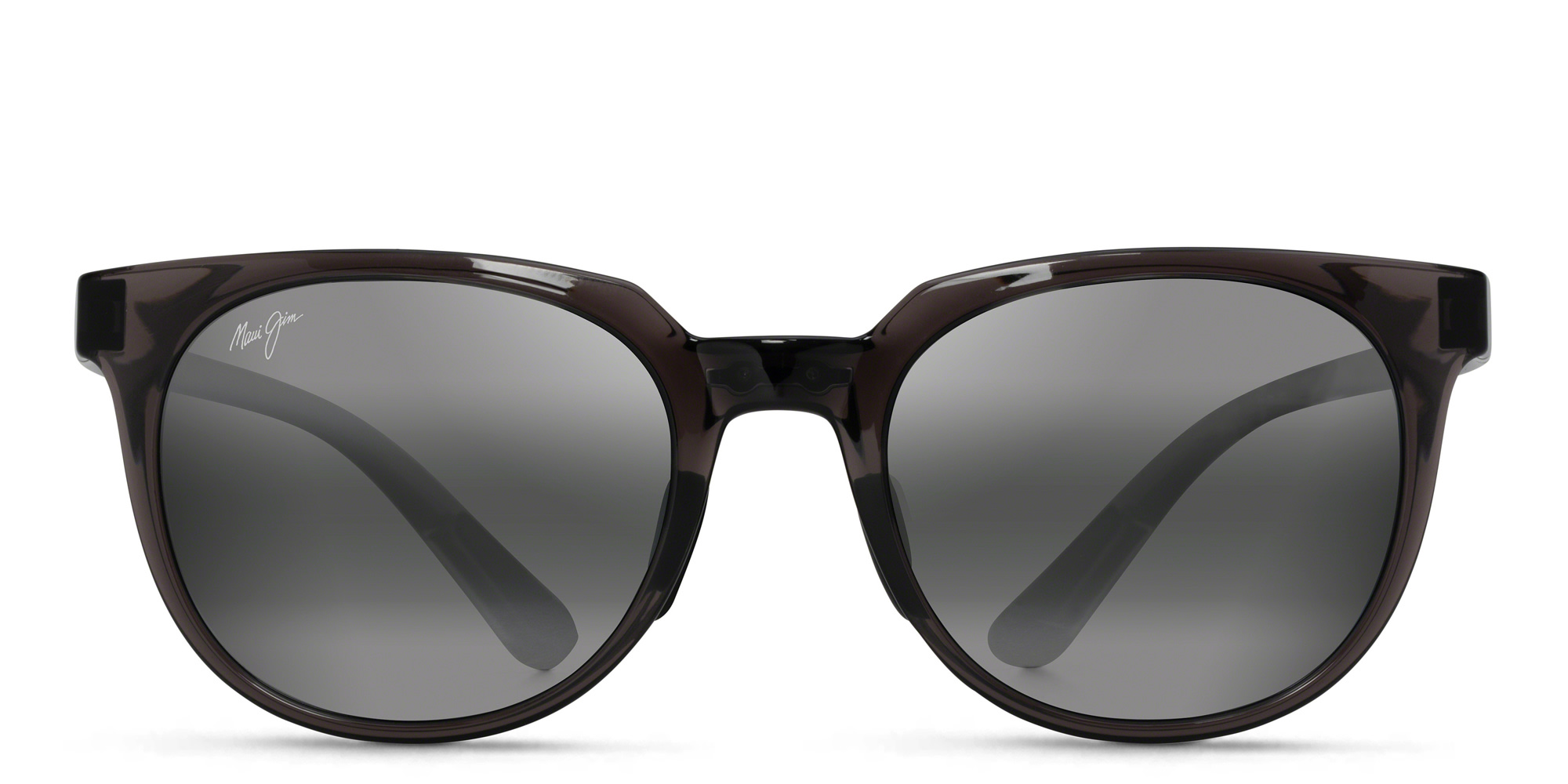 Shop Maui Jim Wailua Round Sunglasses in Grey online.