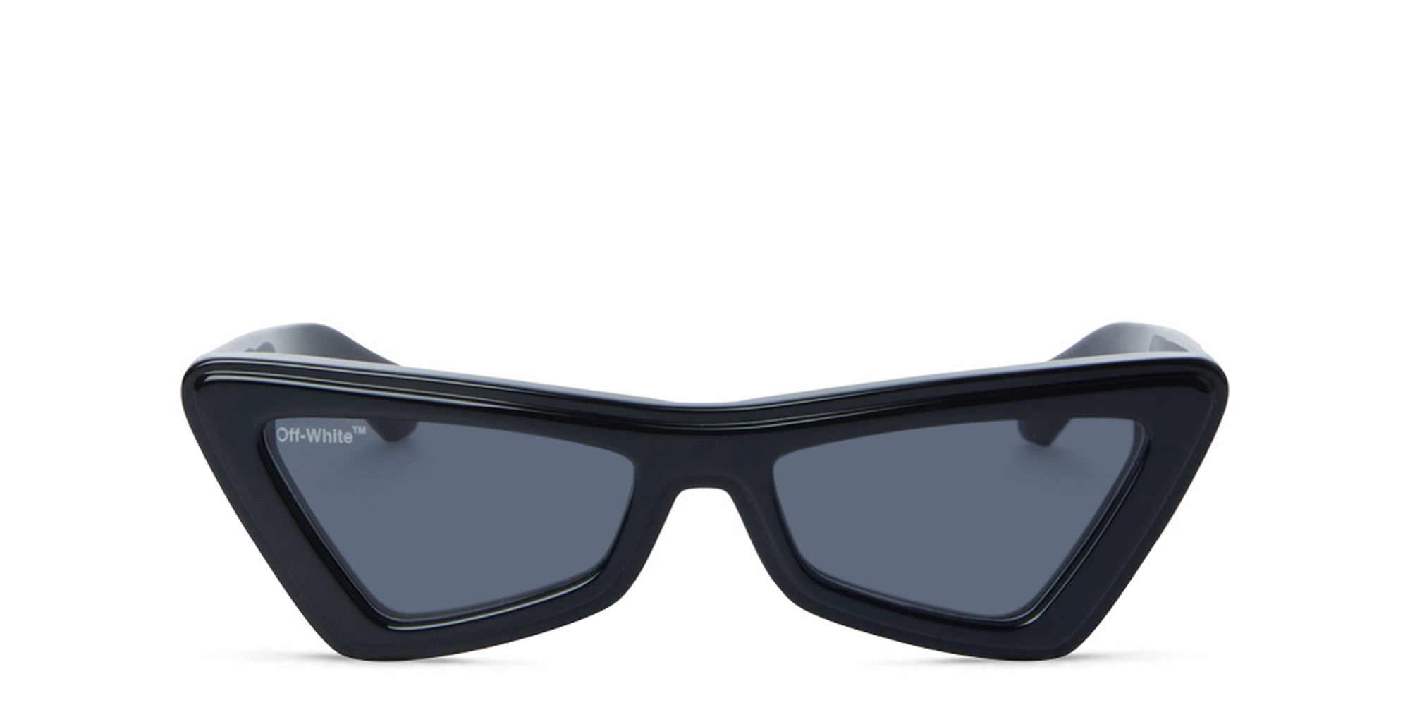 OFF WHITE Unisex Cat-Eye Sunglasses in Black – Product Photo 1