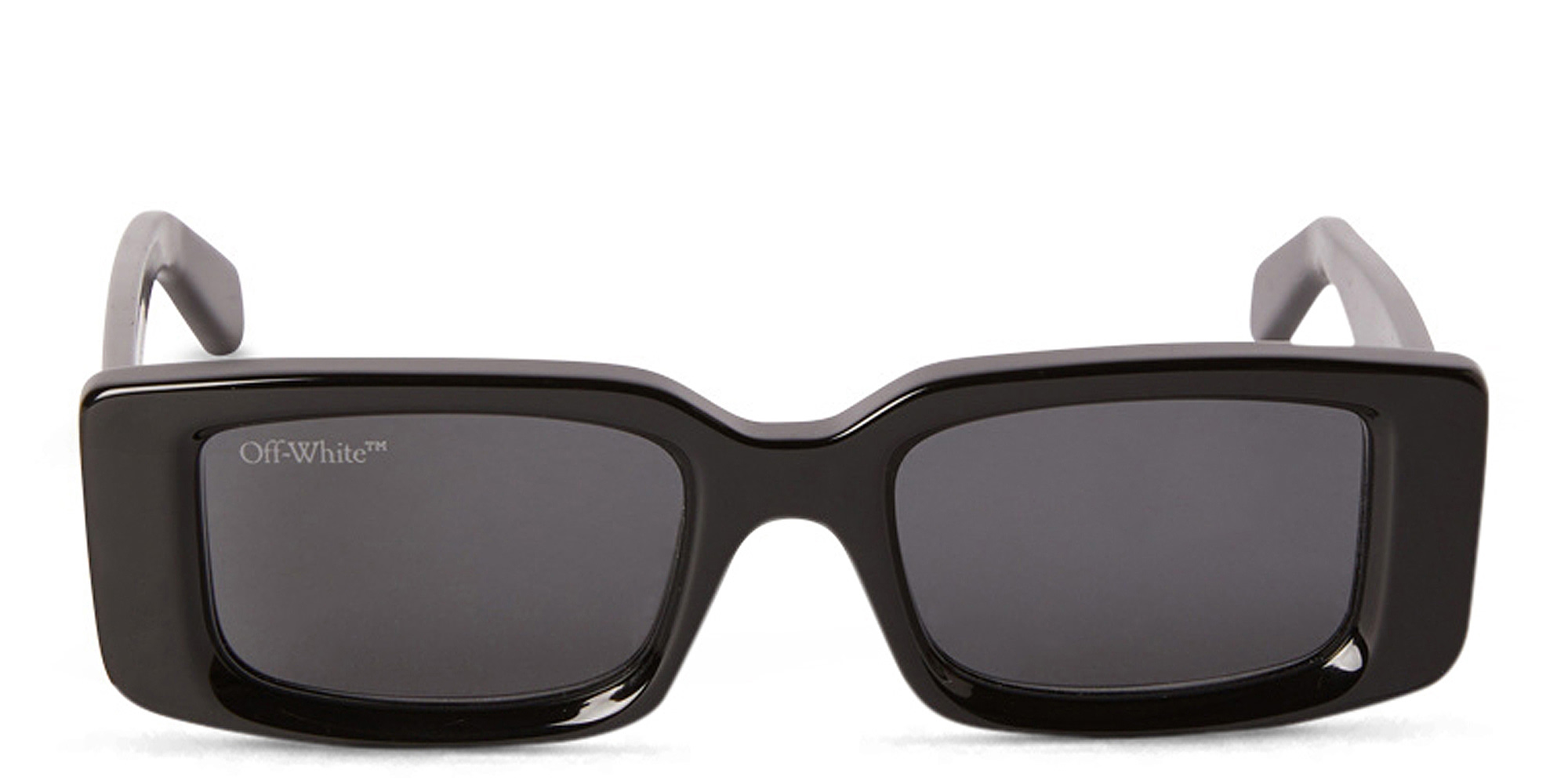 OFF WHITE Arthur Unisex Rectangle Sunglasses in Black – Product Photo 1