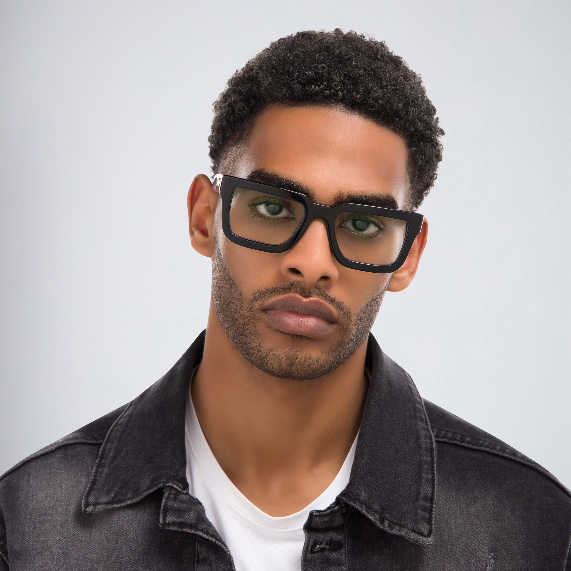 تسوق نظارات طبية مربعة للجنسين أوف وايت بلون أسود أونلاين.