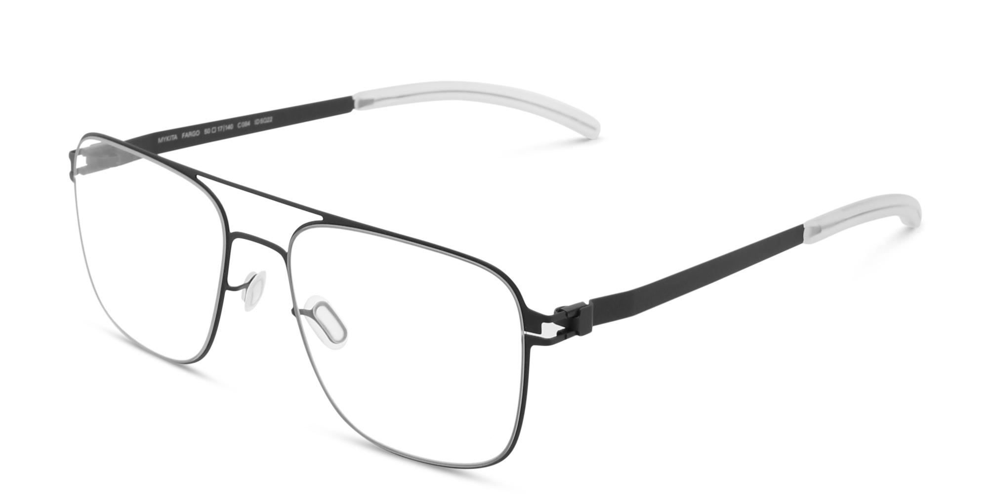 MYKITA Fargo Unisex Aviator Eyeglasses in Grey – Product Photo 2