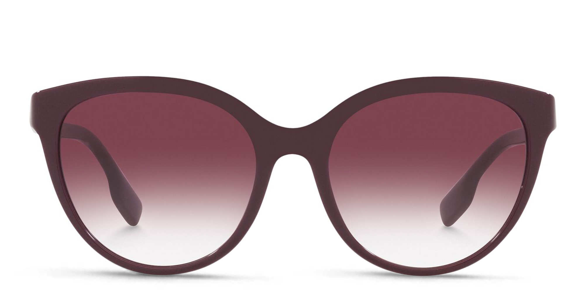 Shop BURBERRY Cat Eye Sunglasses in Bordeaux online.
