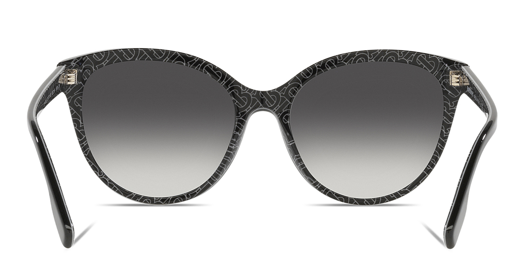 Shop BURBERRY Cat Eye Sunglasses in Black online.