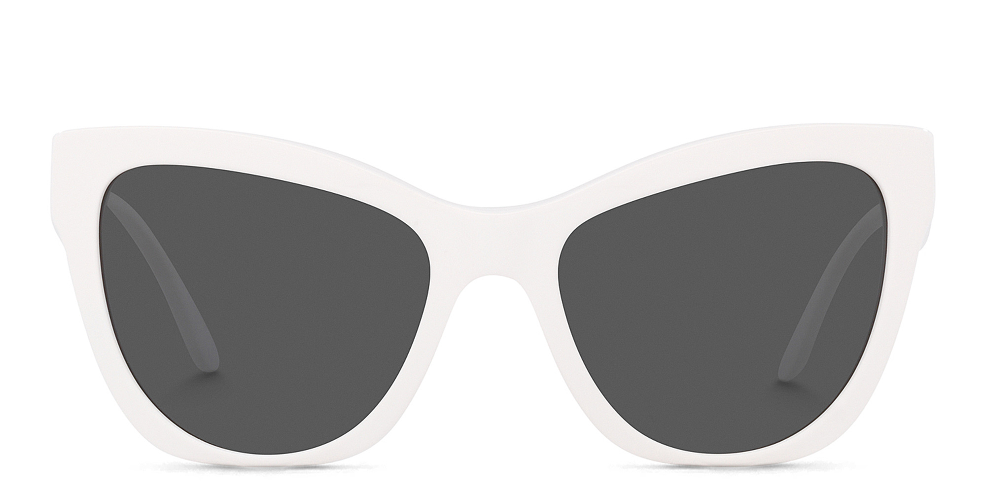 VERSACE Cat-Eye Sunglasses in White – Product Photo 1