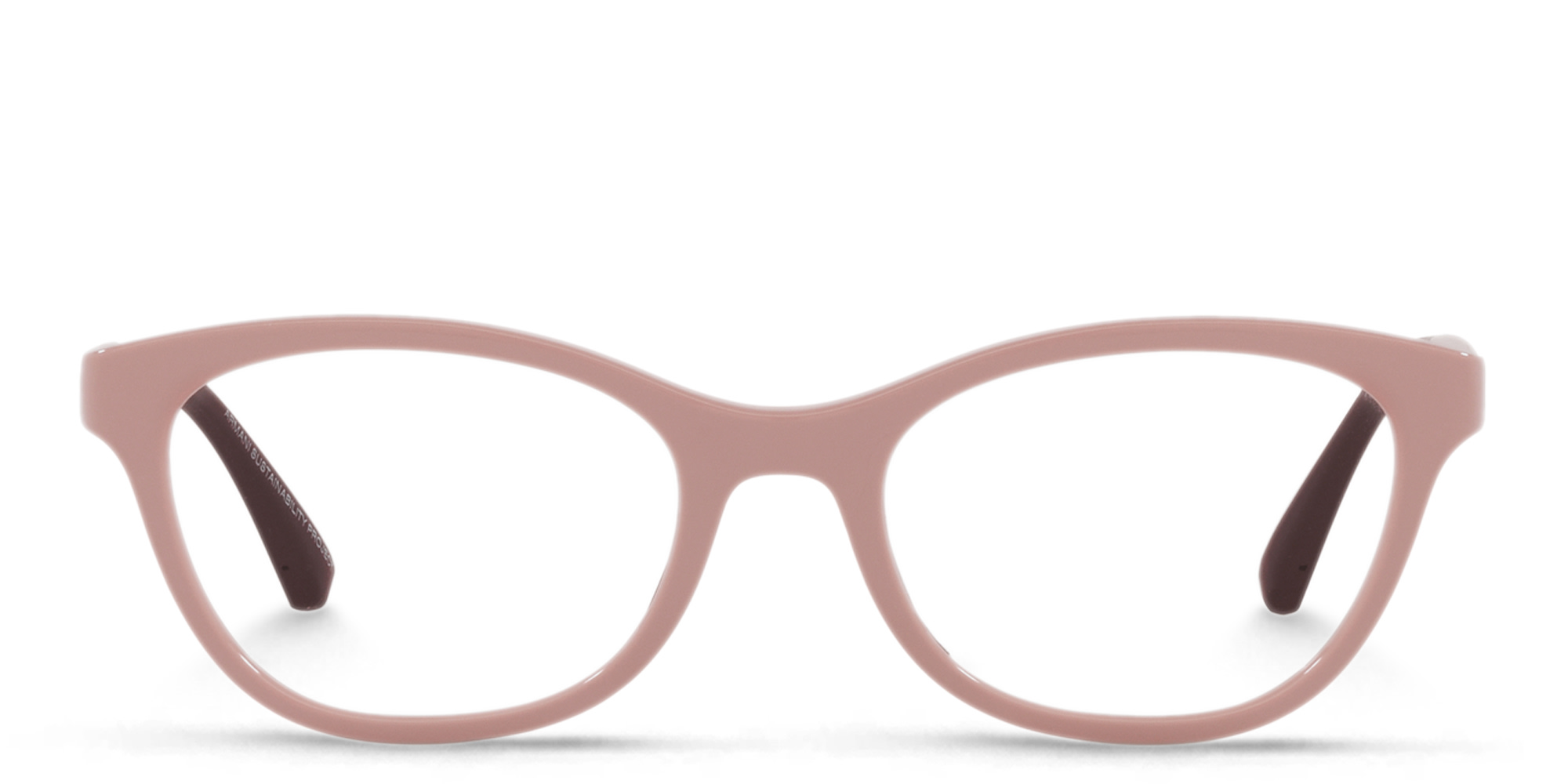 Shop Emporio Armani Kids Cat-Eye Eyeglasses in Pink online.