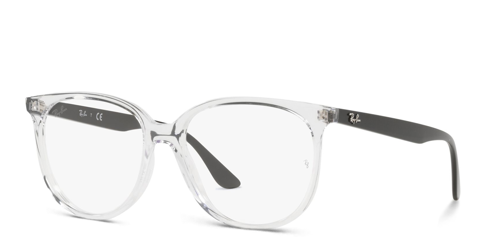 Ray-Ban Square Eyeglasses in Transparent – Product Photo 2