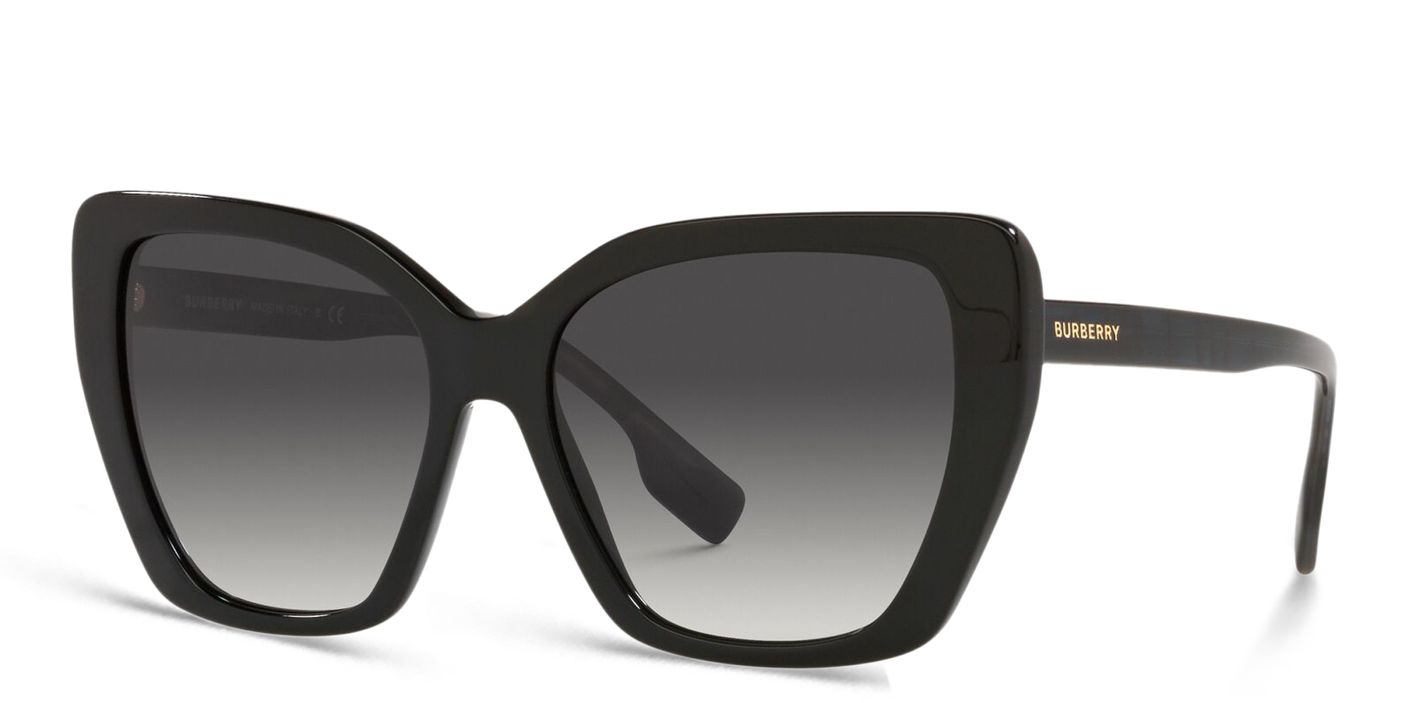 BURBERRY Cat Eye Sunglasses in Black – Product Photo 2