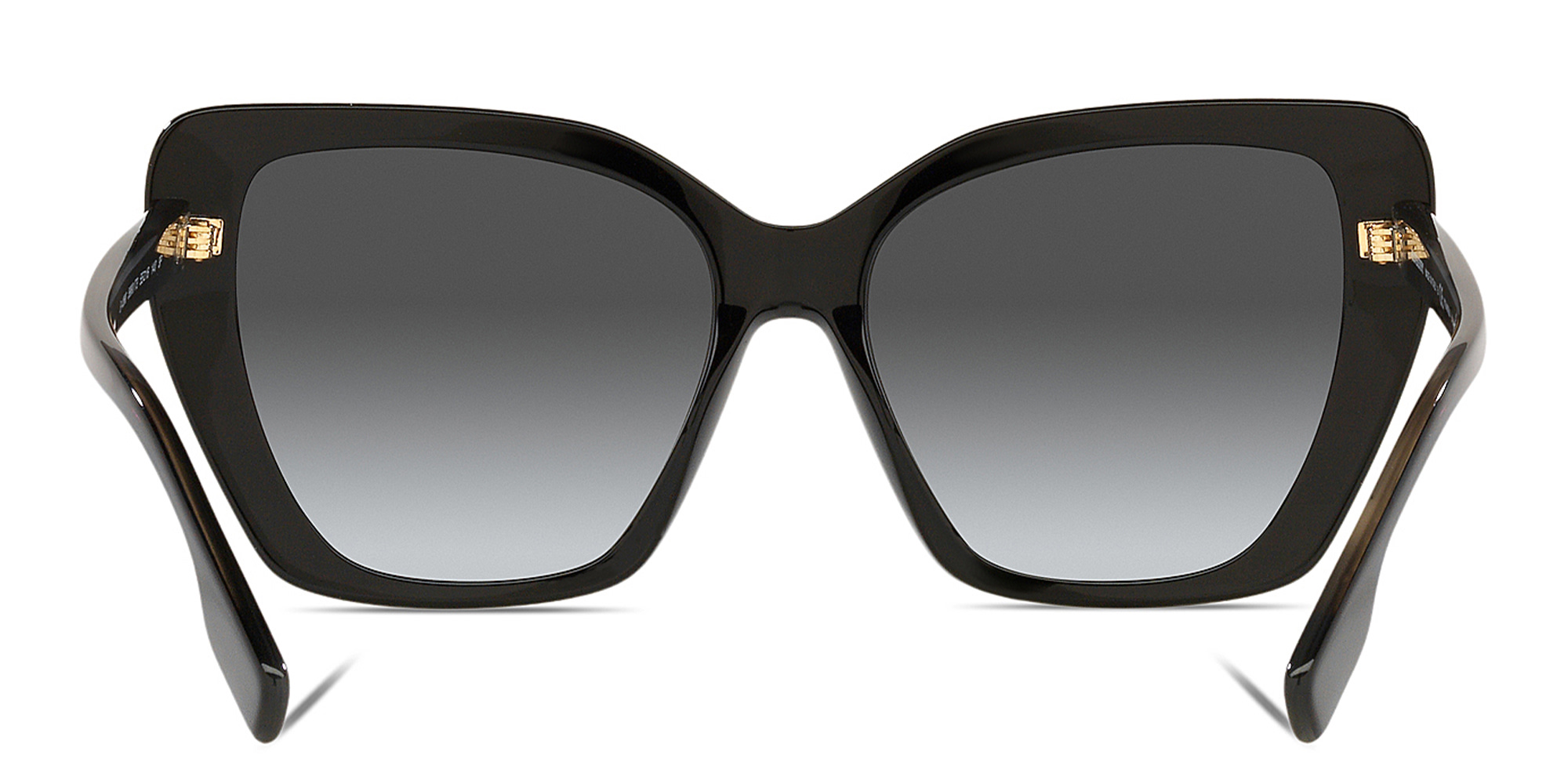 Shop BURBERRY Cat-Eye Sunglasses in Shiny Black online.