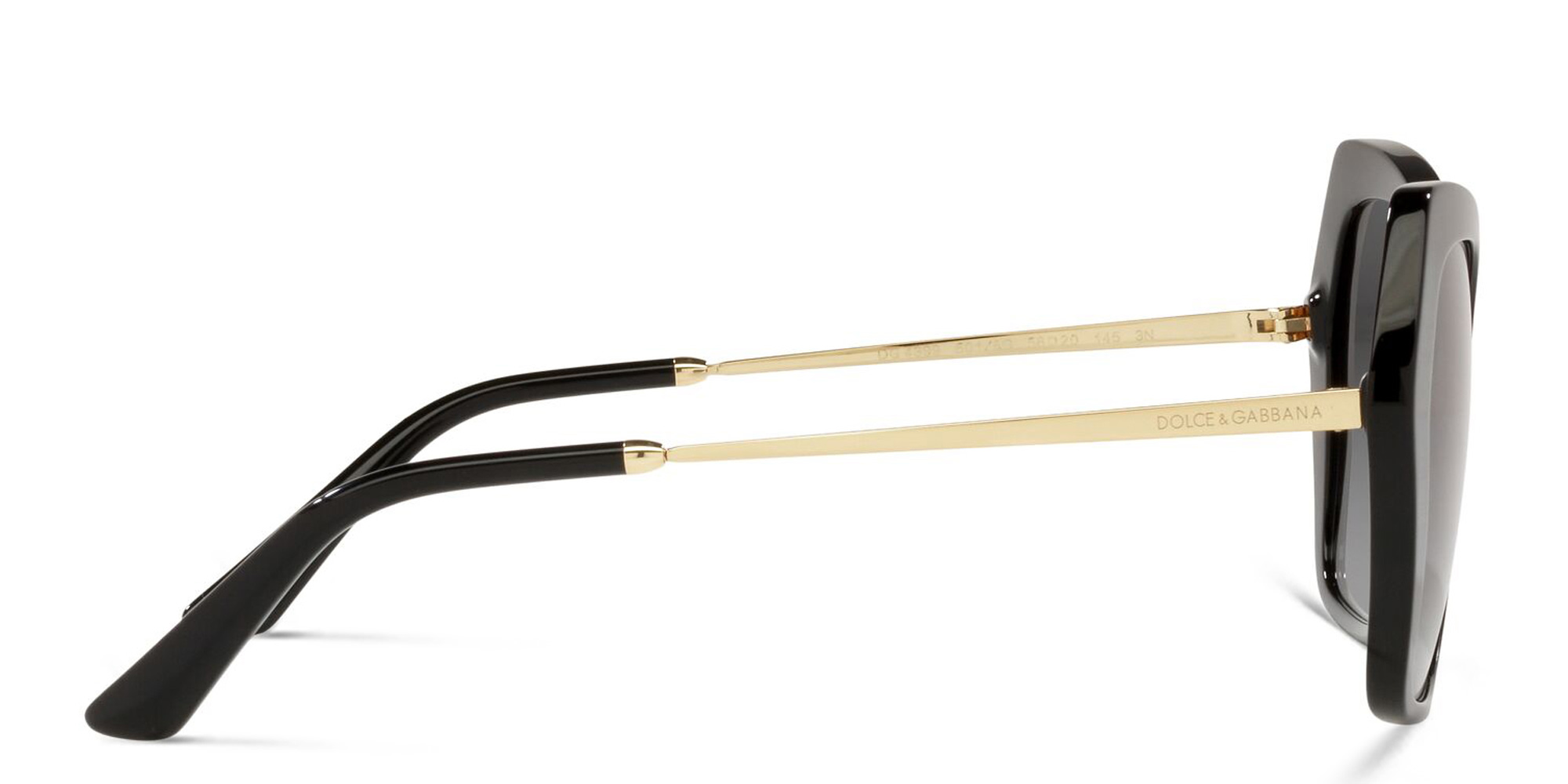 Dolce & Gabbana Butterfly Sunglasses in Black – Product Photo 3