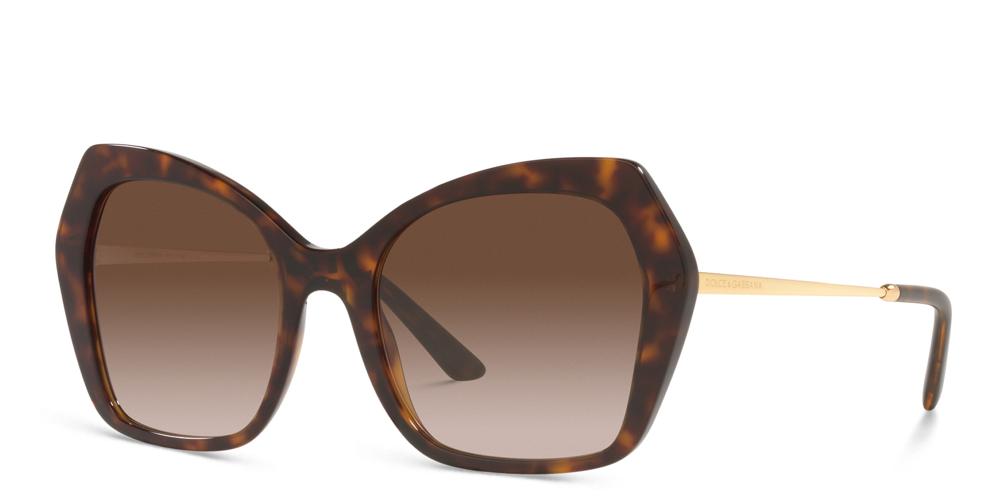 Dolce & Gabbana Cat-Eye Sunglasses in Gold – Product Photo 2