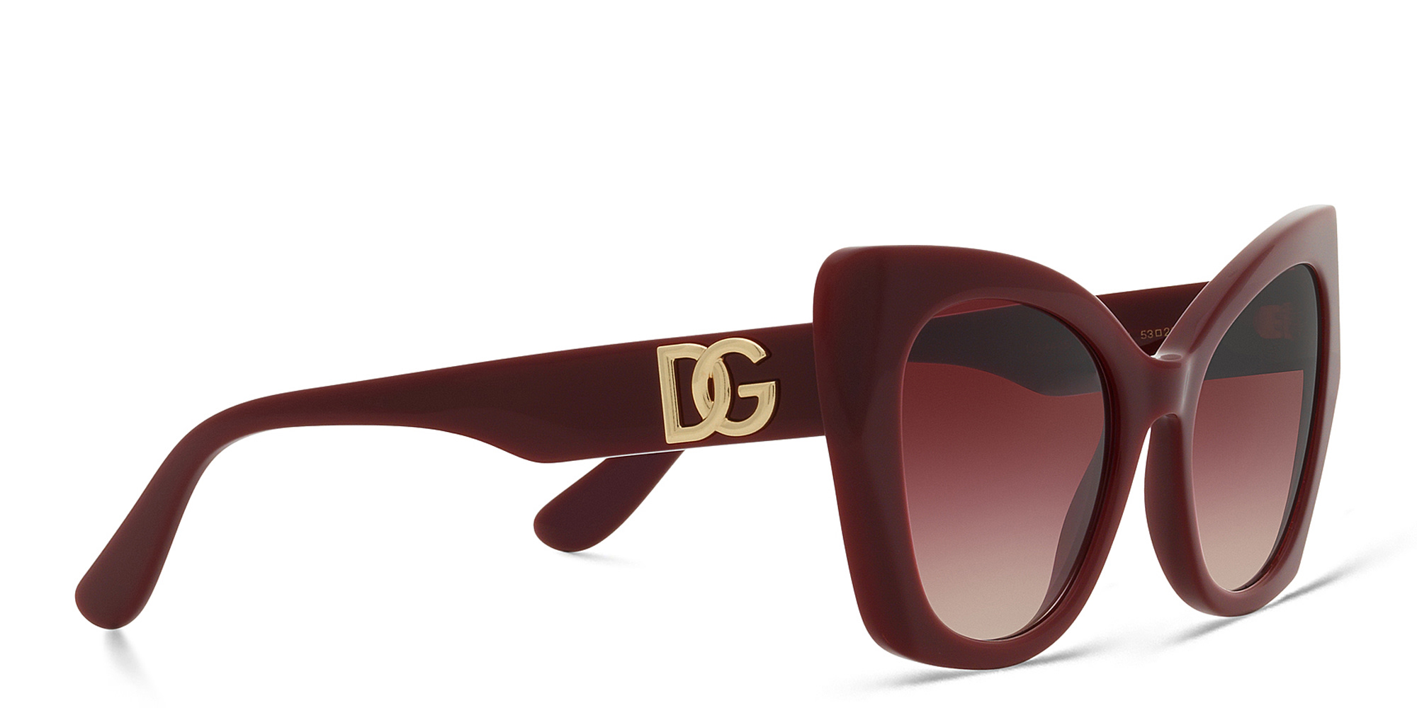 Dolce & Gabbana Cat-Eye Sunglasses in Bordeaux – Product Photo 2