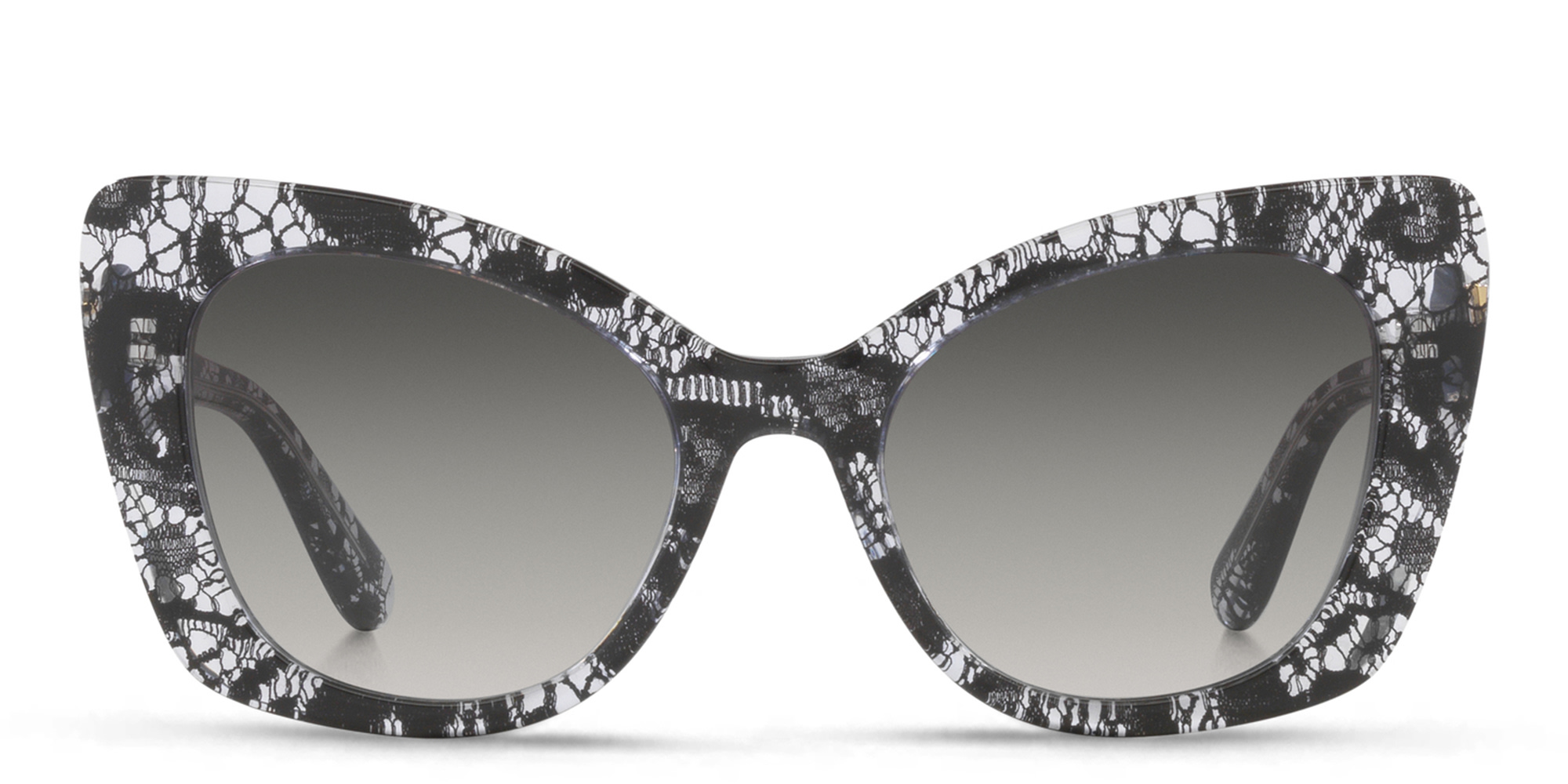 Dolce & Gabbana Butterfly Sunglasses in Black Lace – Product Photo 1
