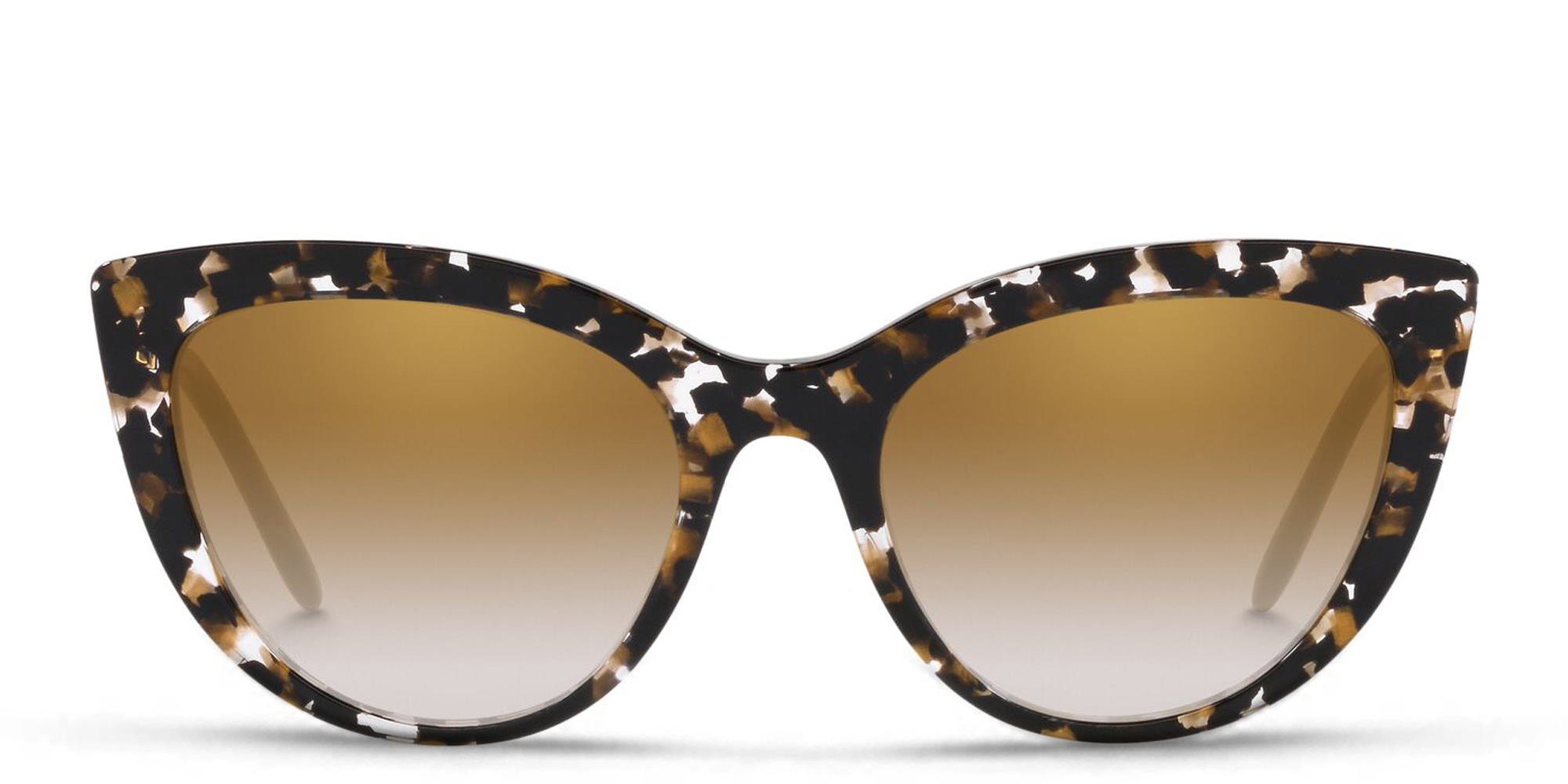 Shop Dolce & Gabbana Cat Eye Sunglasses in Cube Black/Gold online.