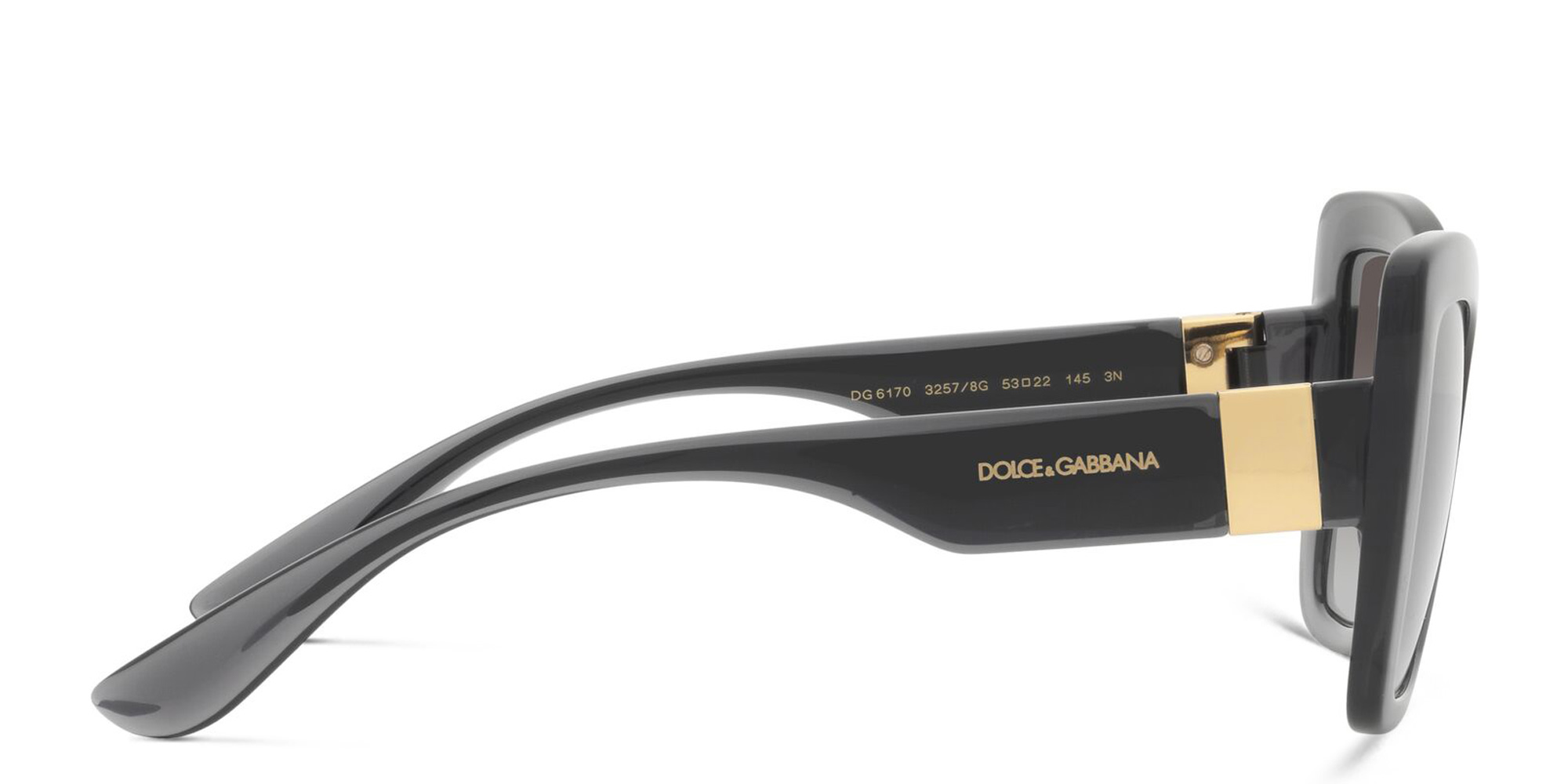 Shop Dolce & Gabbana Cat Eye Sunglasses in Black online.