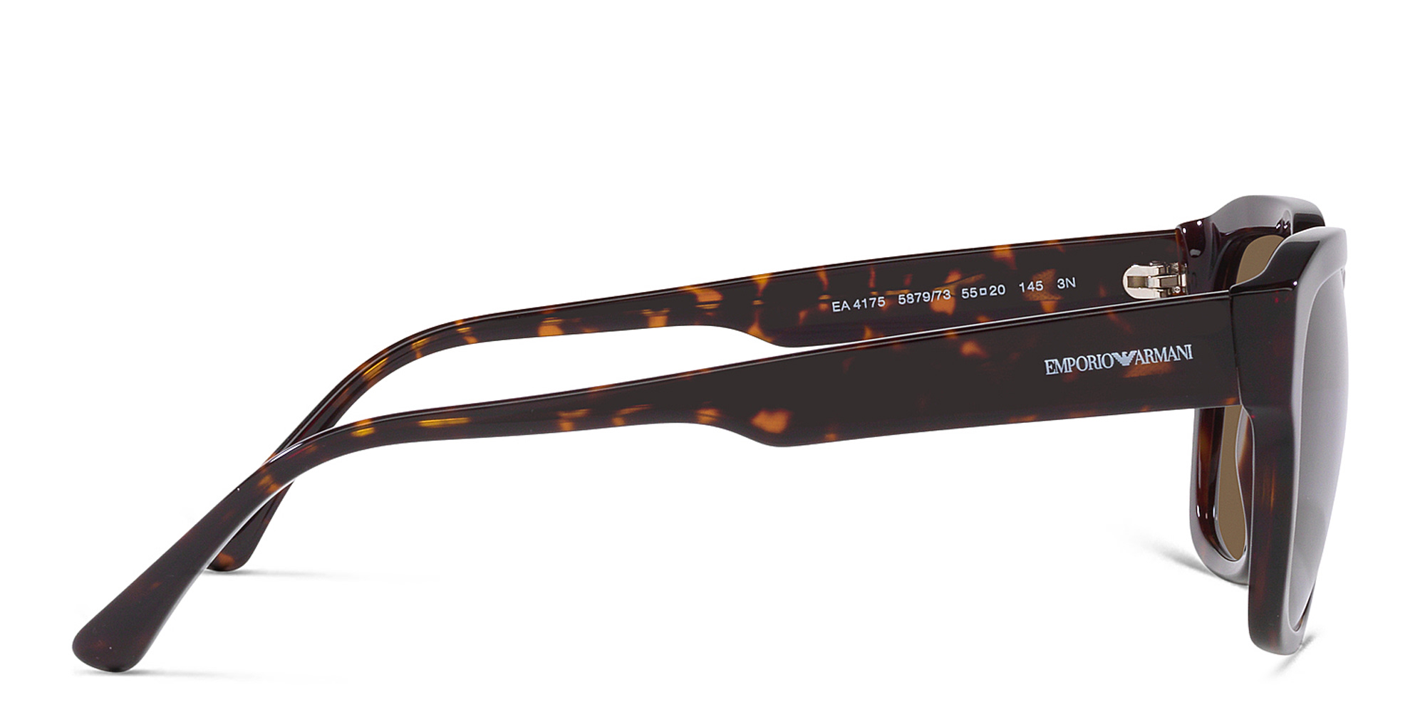 Shop Emporio Armani Square Sunglasses in Shiny Havana online.