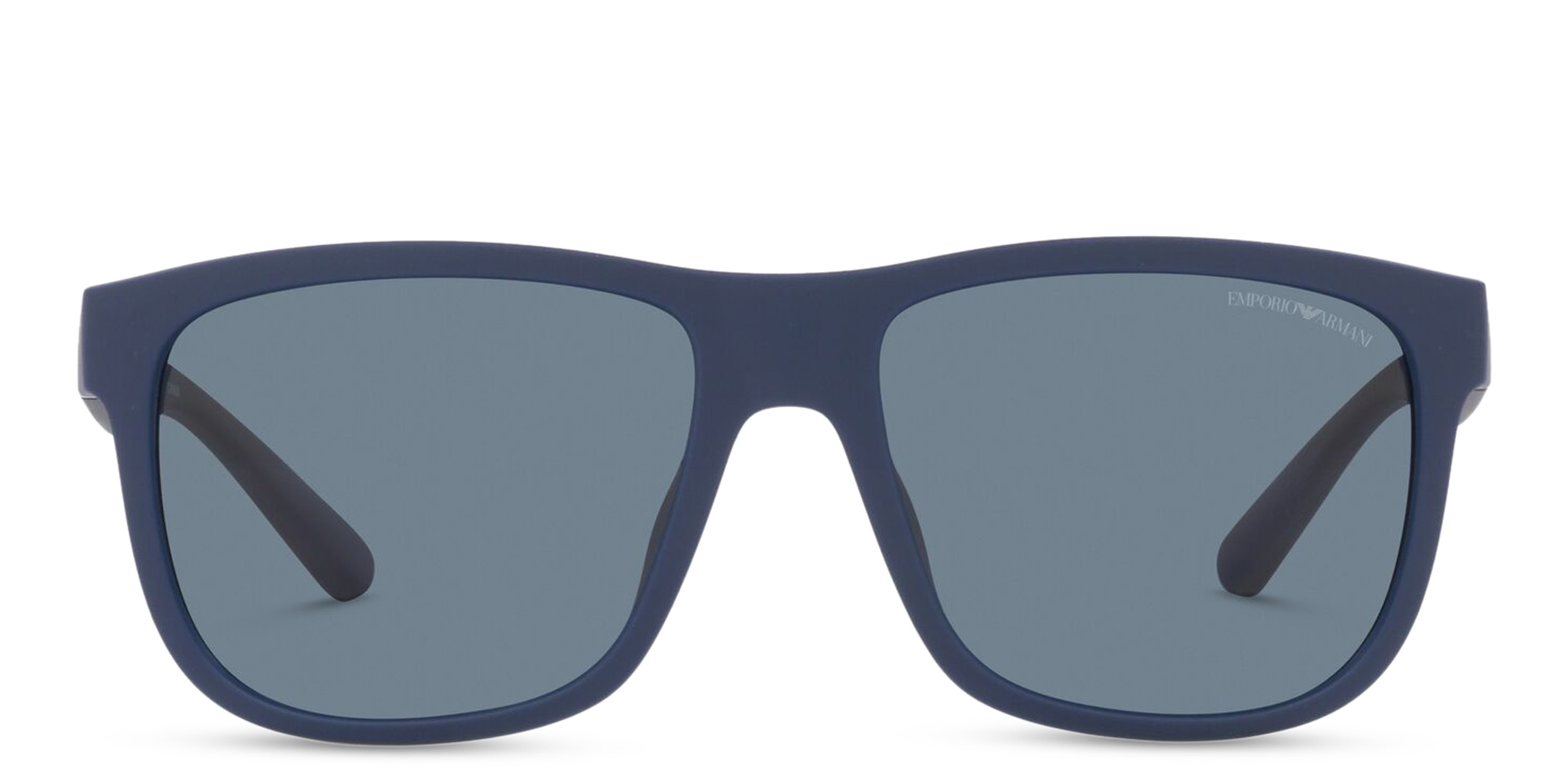 Emporio Armani Pillow Sunglasses in Matte Blue – Product Photo 1