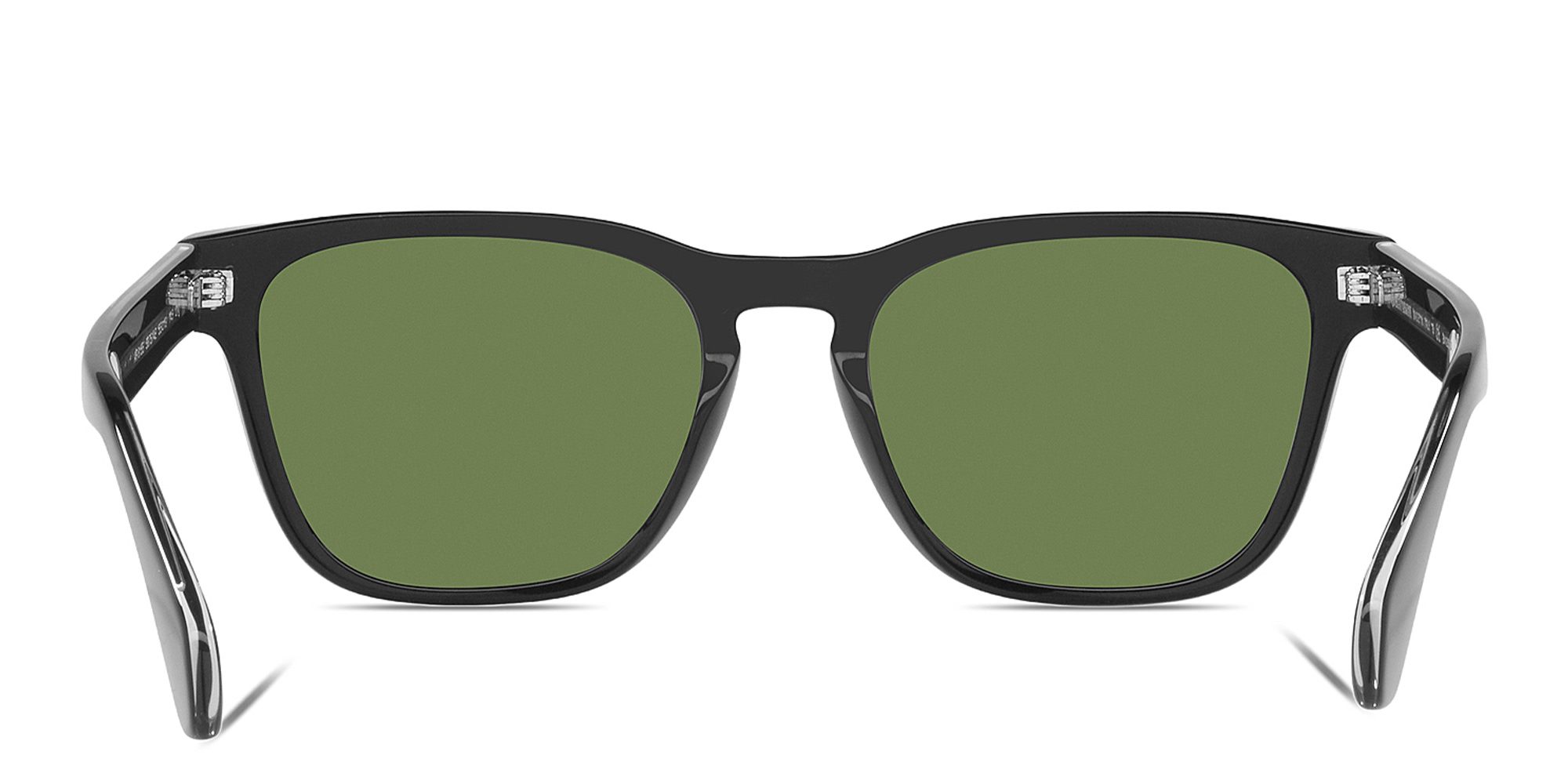 Shop GIORGIO ARMANI Square Sunglasses in Black online.