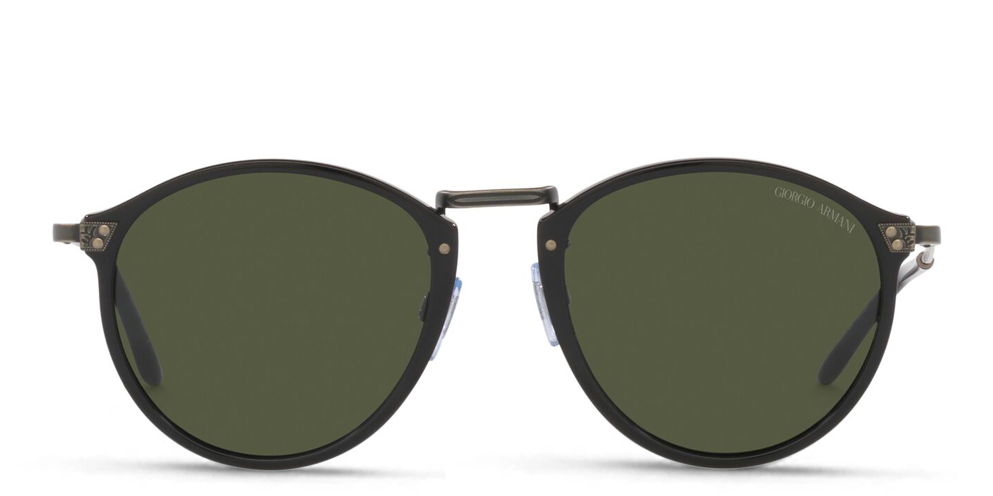 GIORGIO ARMANI Round Sunglasses in Black – Product Photo 1