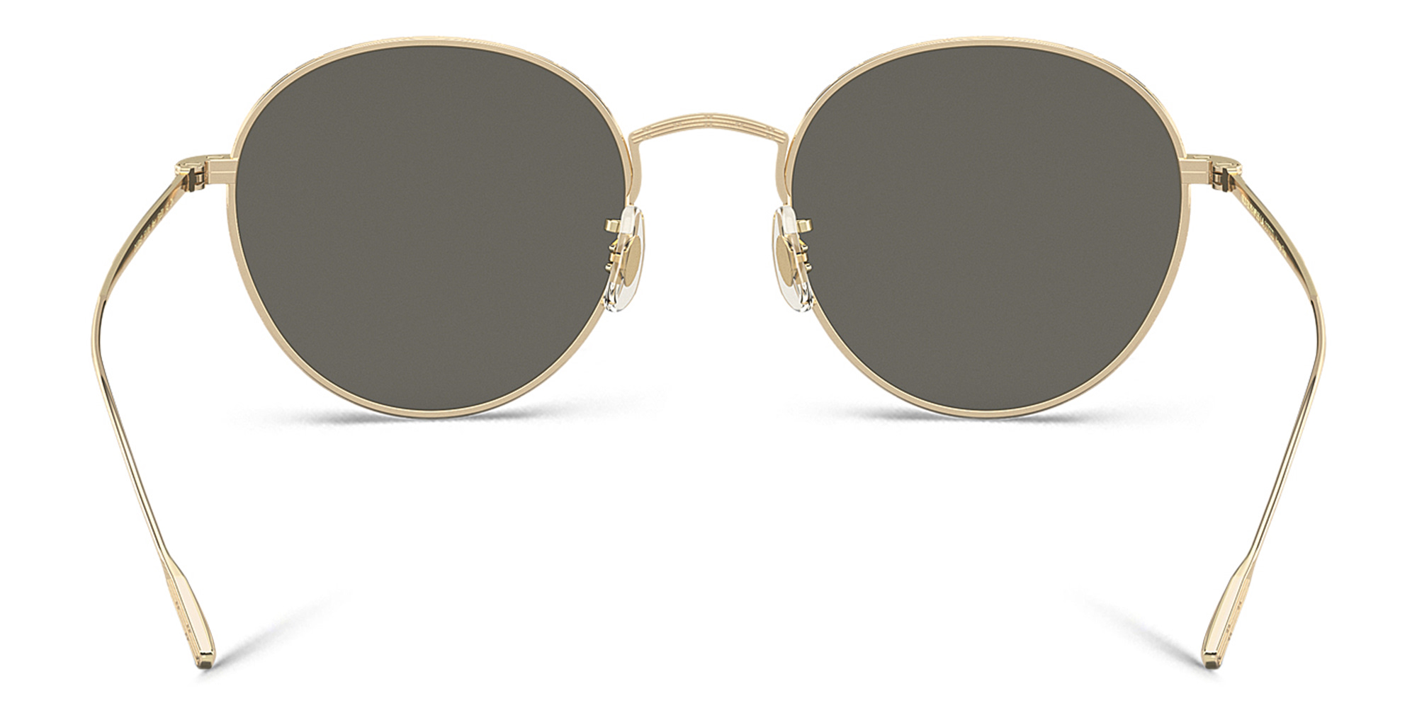 OLIVER PEOPLES Unisex Panthos Sunglasses in Brushed Gold – Product Photo 4