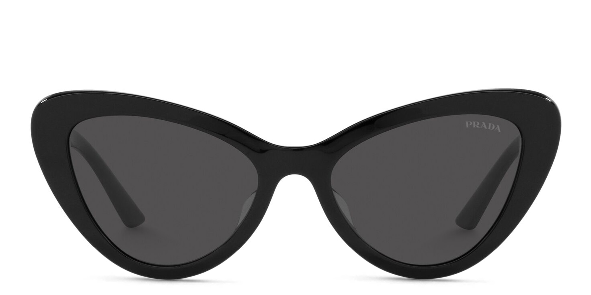 Shop PRADA Cat Eye Sunglasses in Black online.