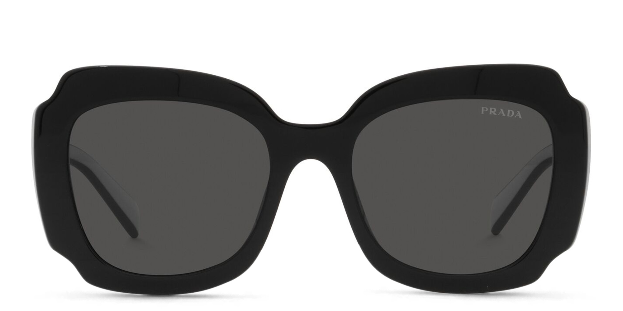 PRADA Irregular Sunglasses in Black & White – Product Photo 1