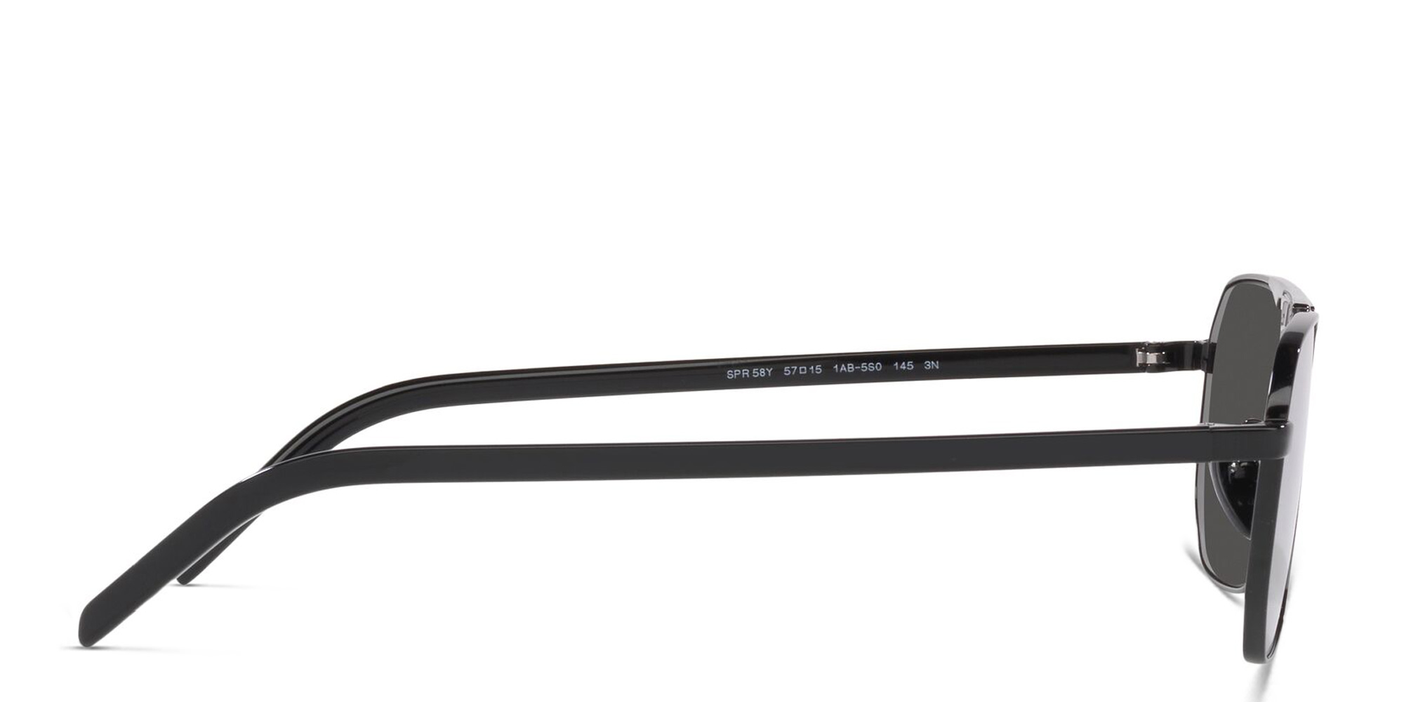 PRADA Rectangle Sunglasses in Black – Product Photo 3