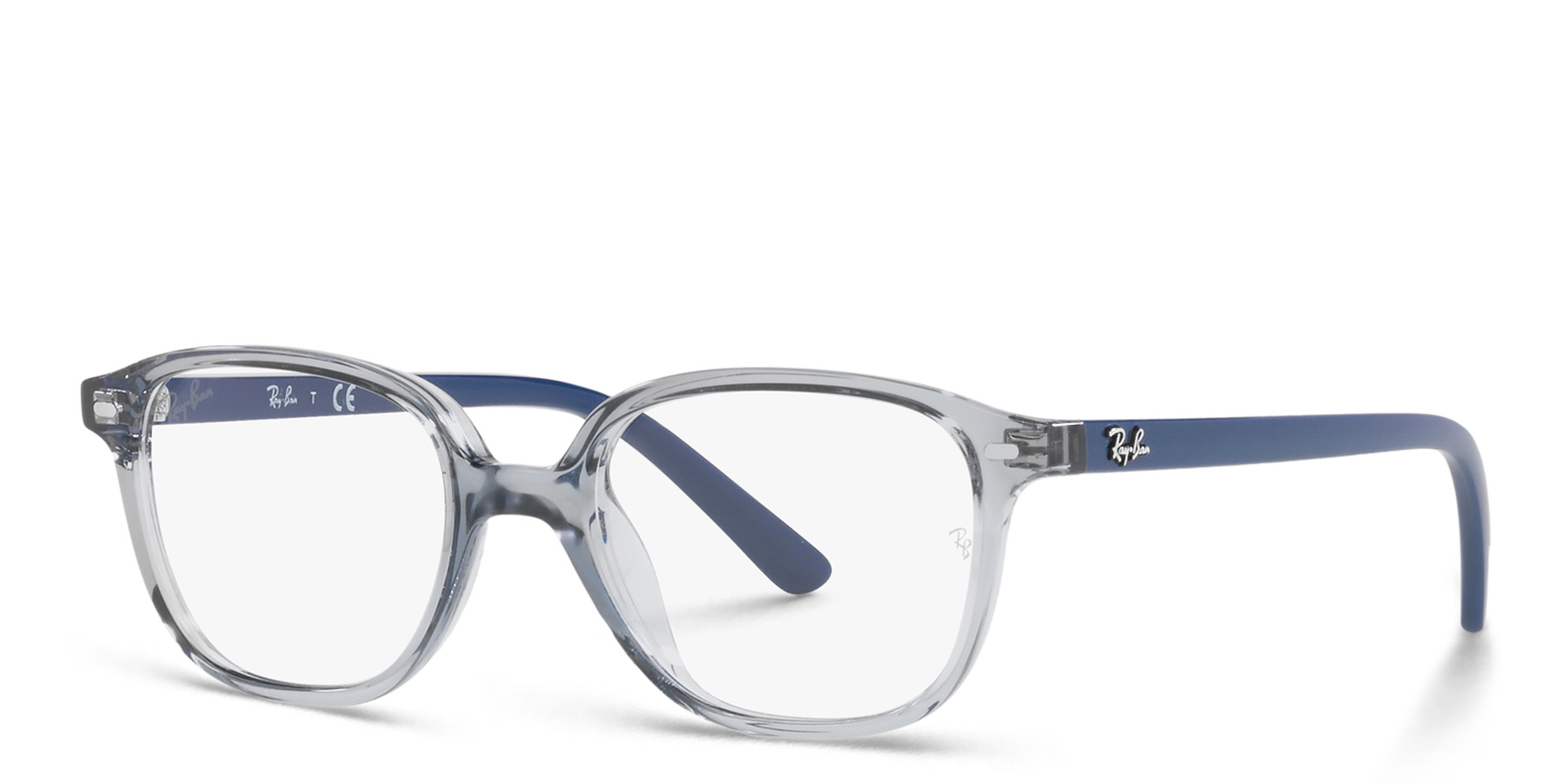 Shop Ray-Ban Junior Kids Square Eyeglasses in Blue online.