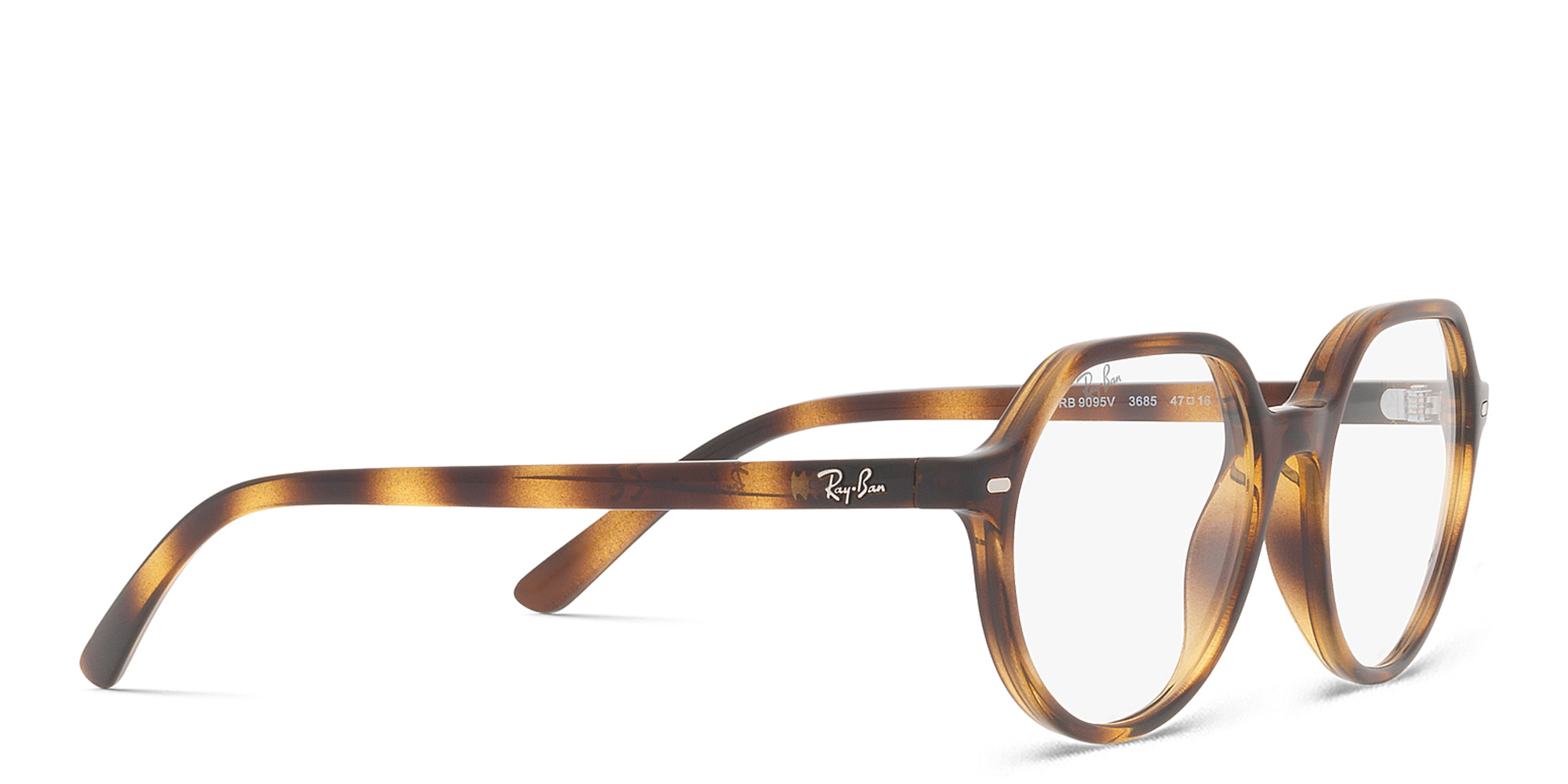 Shop Ray-Ban Junior Thalia Kids Irregular Eyeglasses in Havana online.