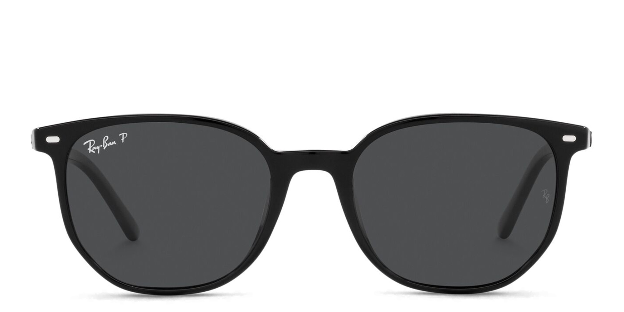 Shop Ray-Ban Elliot Unisex Square Sunglasses in Black online.