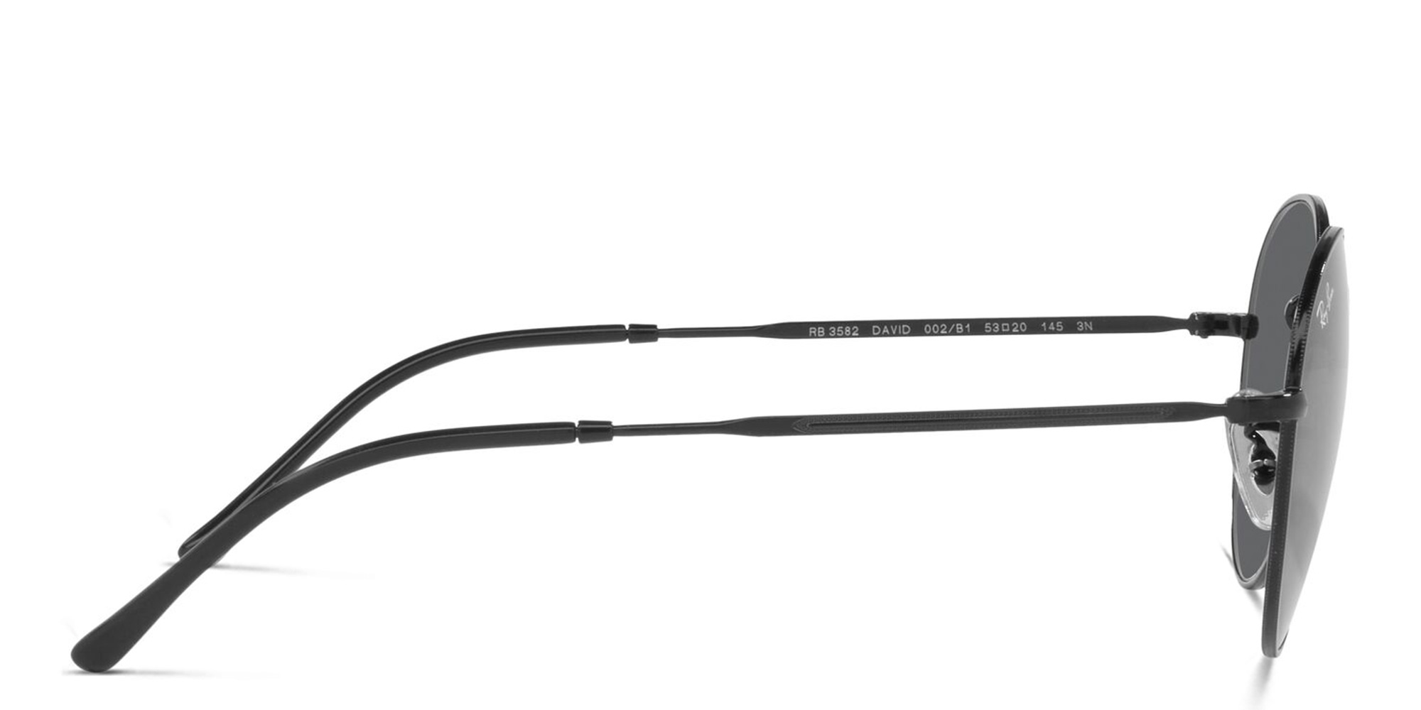 Shop Ray-Ban Unisex Round Sunglasses in Black online.