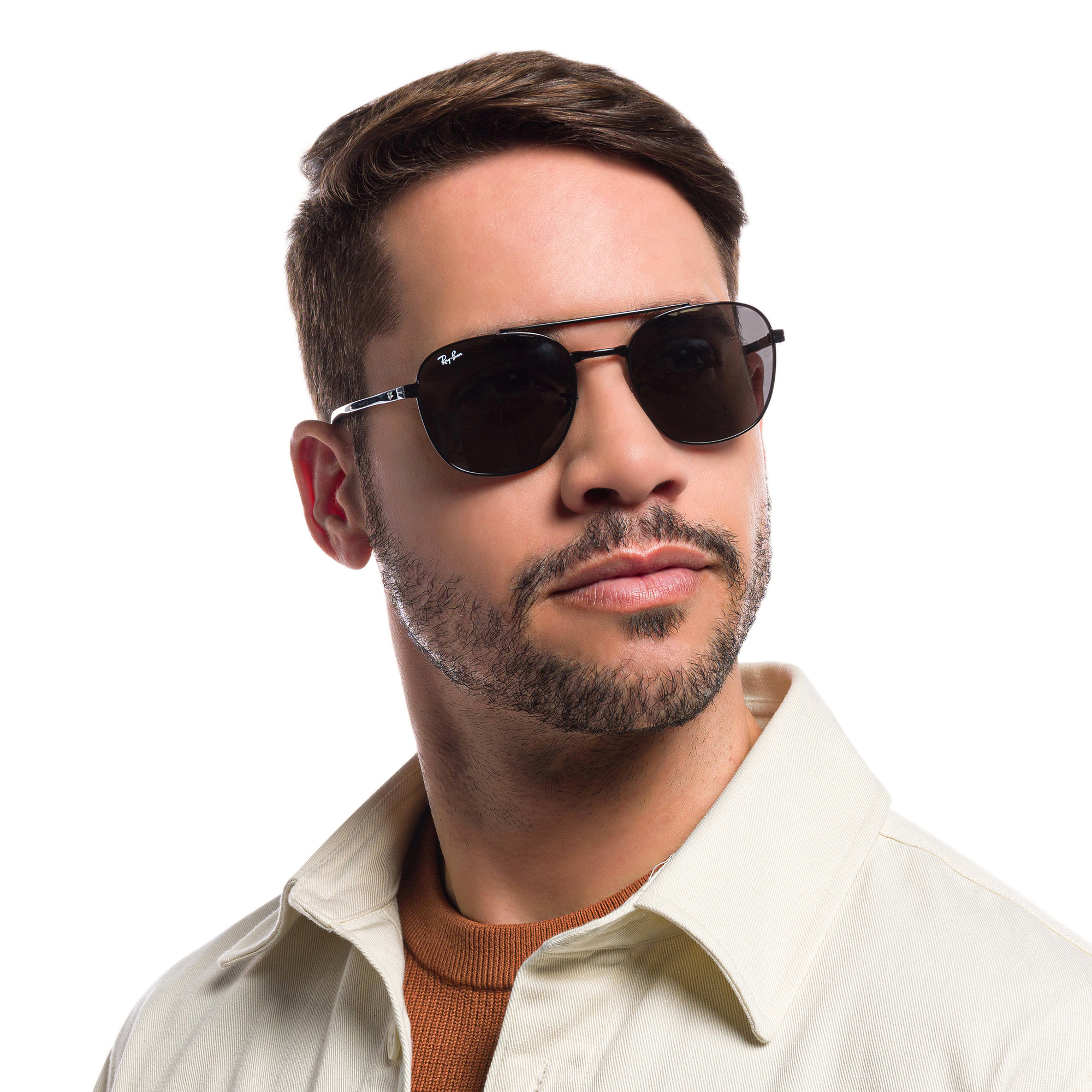 Ray-Ban Unisex Square Sunglasses in Black – Product Photo 8