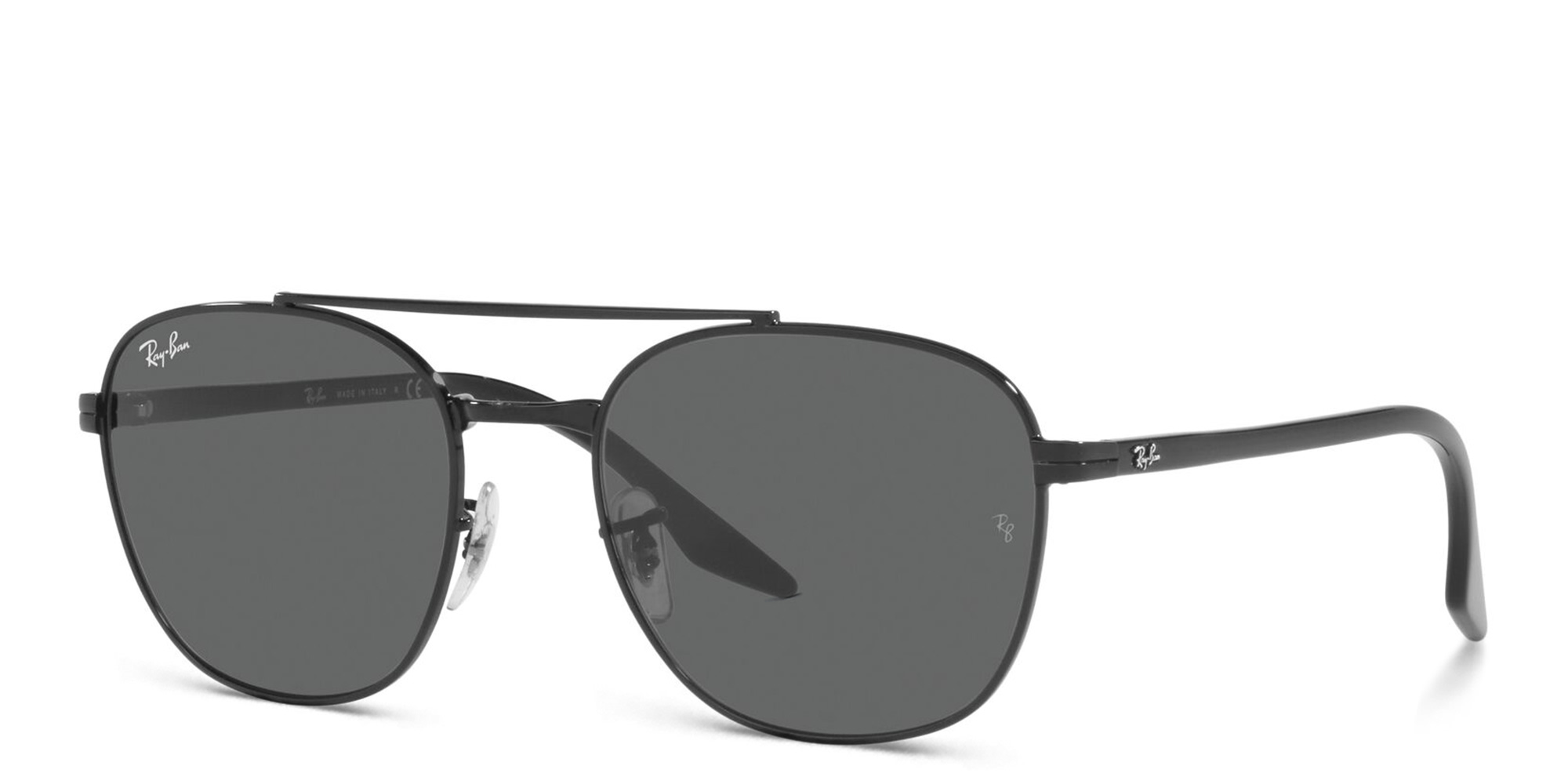 Ray-Ban Unisex Square Sunglasses in Black – Product Photo 2