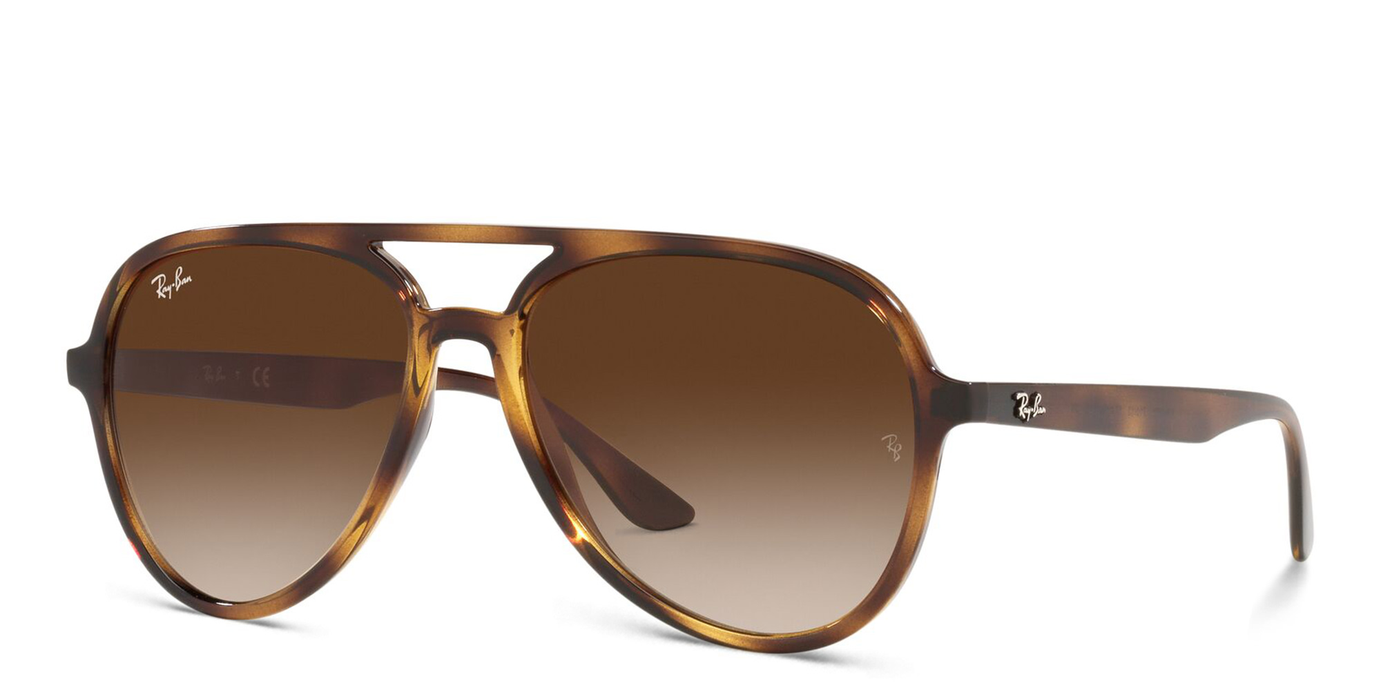 Ray-Ban Unisex Pilot Sunglasses in Havana – Product Photo 2
