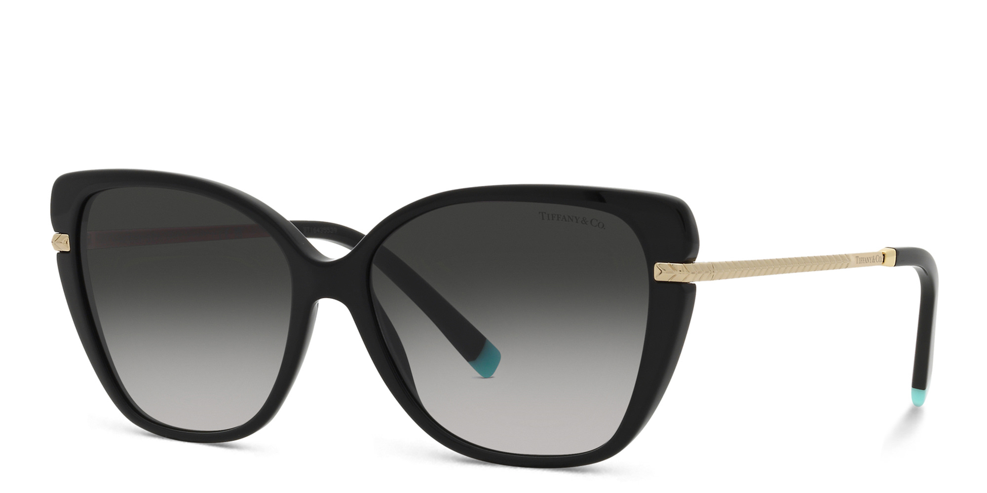 TIFFANY Cat-Eye Sunglasses in Black – Product Photo 2