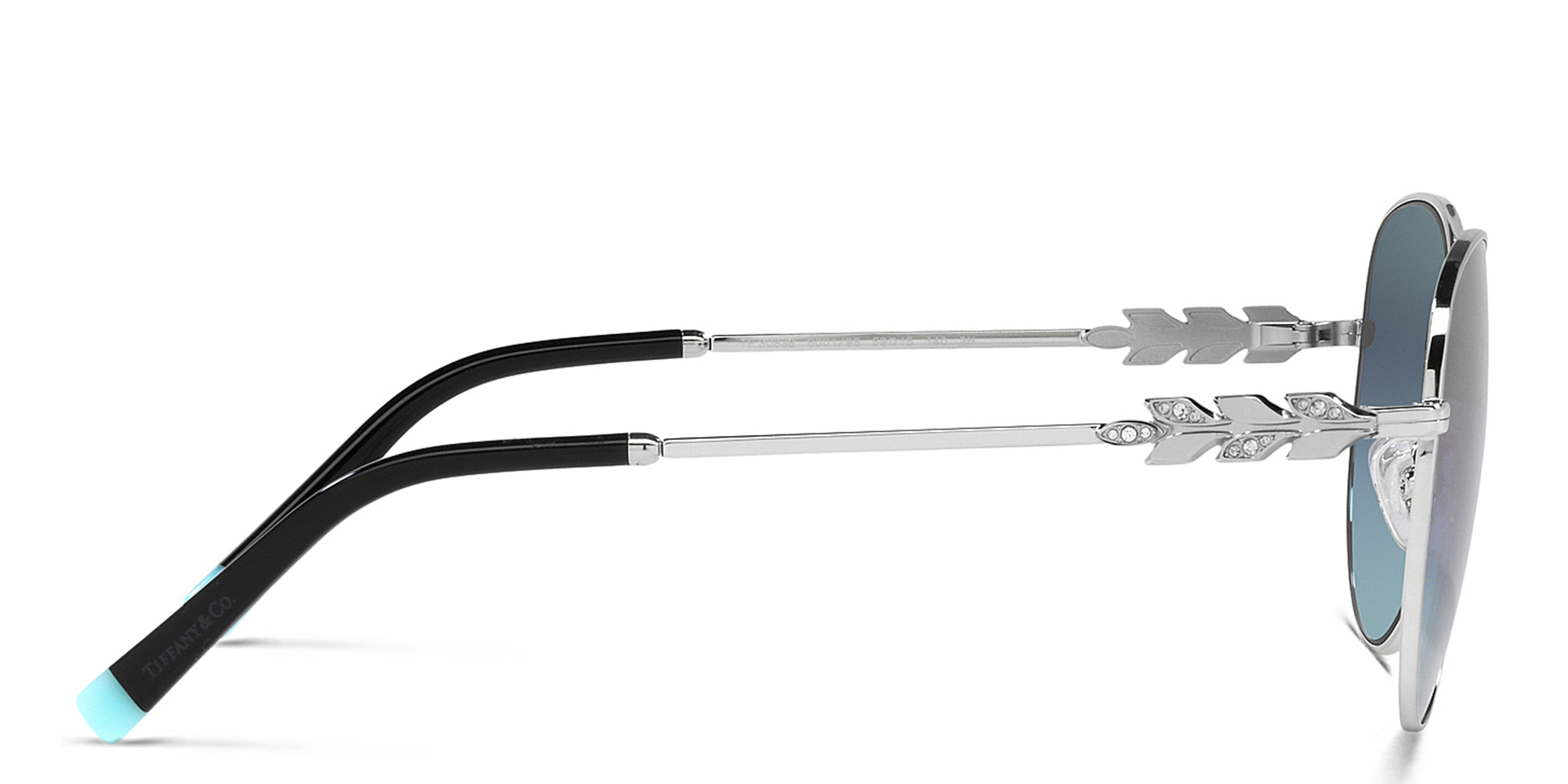 TIFFANY Aviator Sunglasses in Silver – Product Photo 3