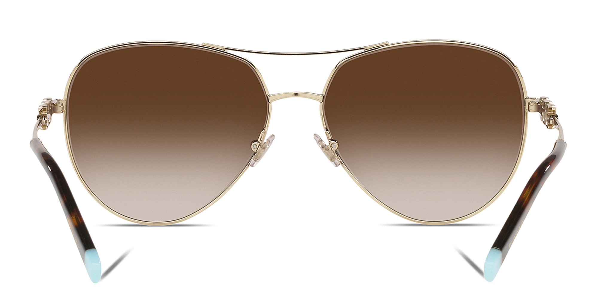 Shop TIFFANY Pilot Sunglasses in Pale Gold online.