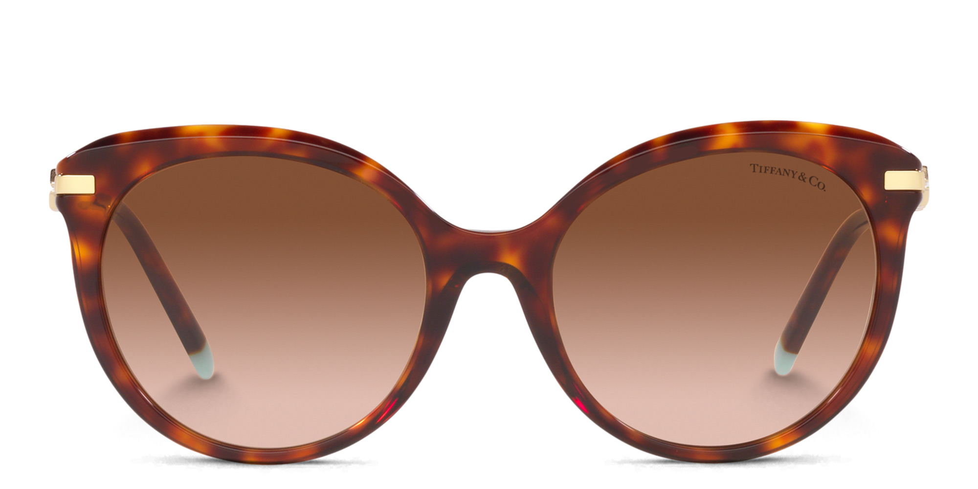 Shop TIFFANY Cat-Eye Sunglasses in Havana online.