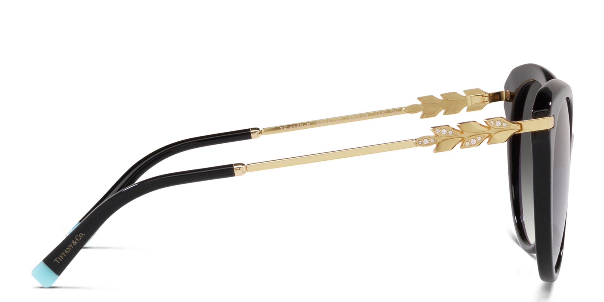 TIFFANY Cat-Eye Sunglasses in Black – Product Photo 3