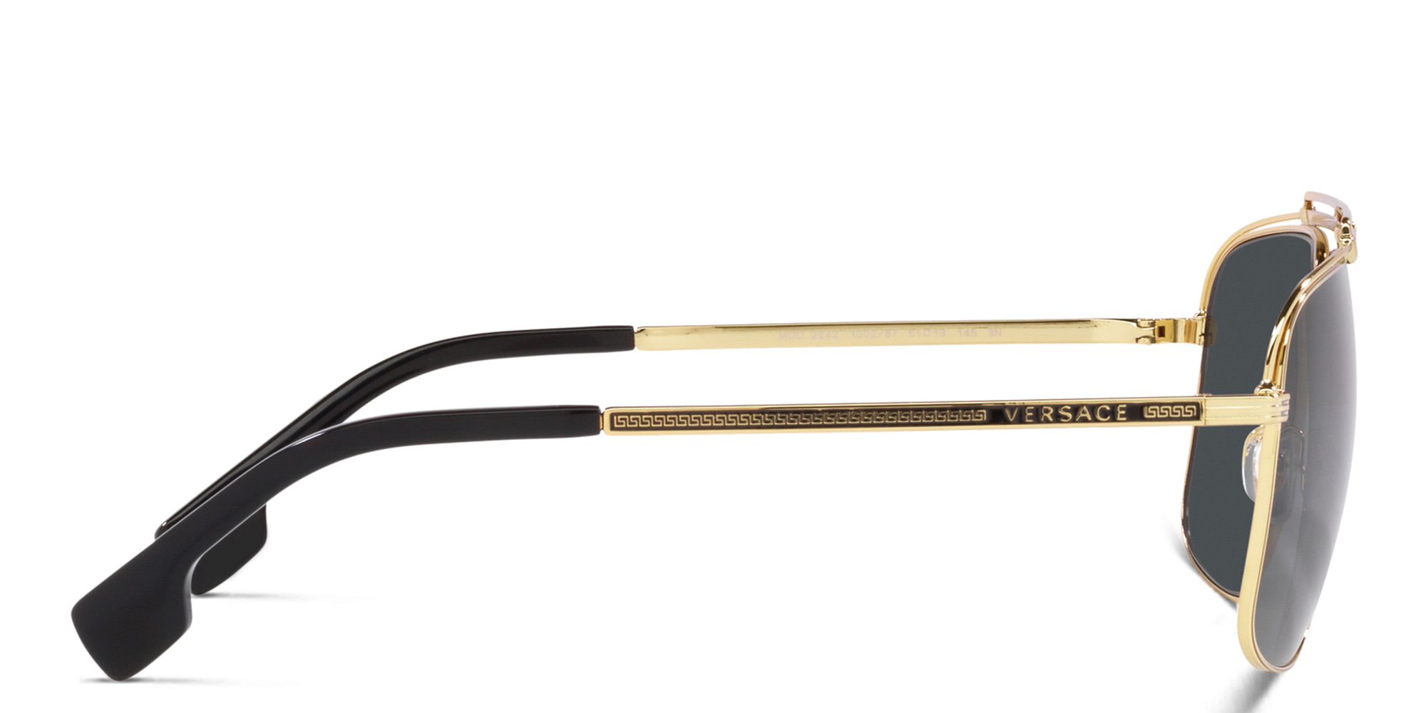 VERSACE Greca-detailed Aviator Sunglasses in Gold – Product Photo 3