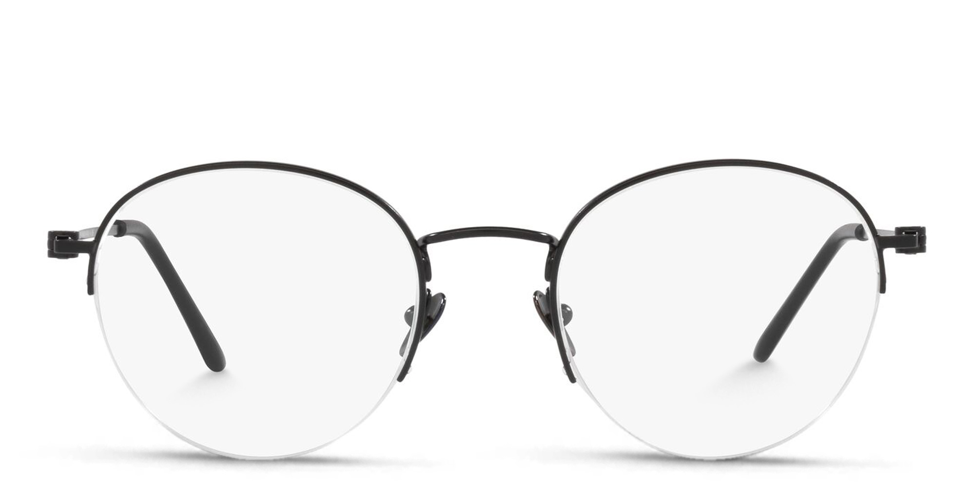 Buy GIORGIO ARMANI Half Rim Round Eyeglasses Online | MAGRABi KSA