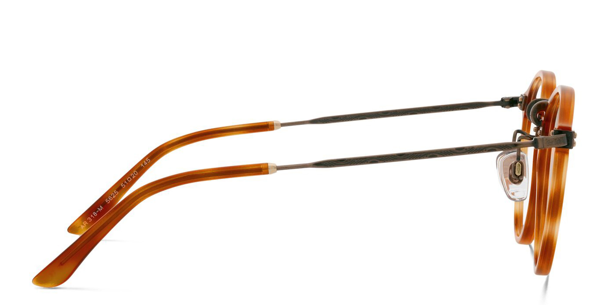 GIORGIO ARMANI Panthos Eyeglasses in Brown Tortoise – Product Photo 3