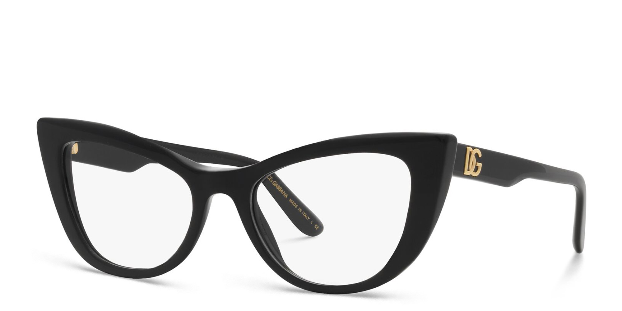 Dolce & Gabbana Cat Eye Eyeglasses in Black – Product Photo 2