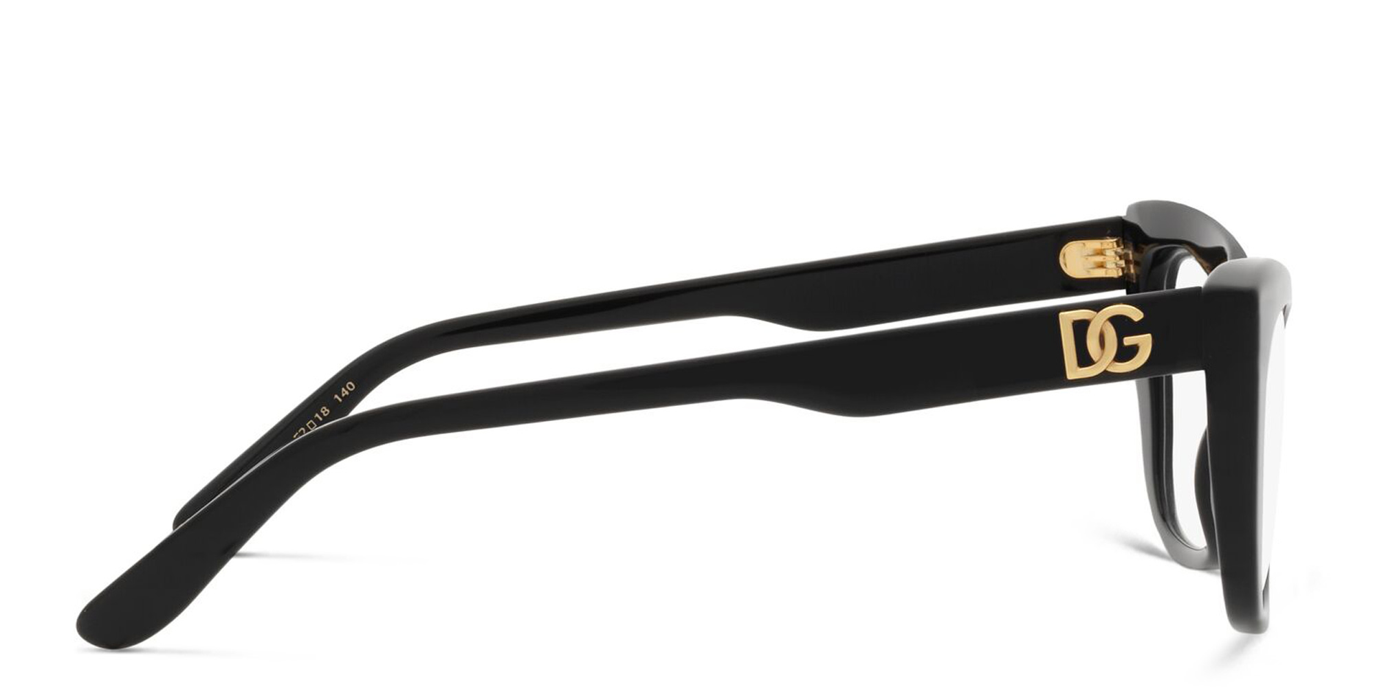 Dolce & Gabbana Cat Eye Eyeglasses in Black – Product Photo 3