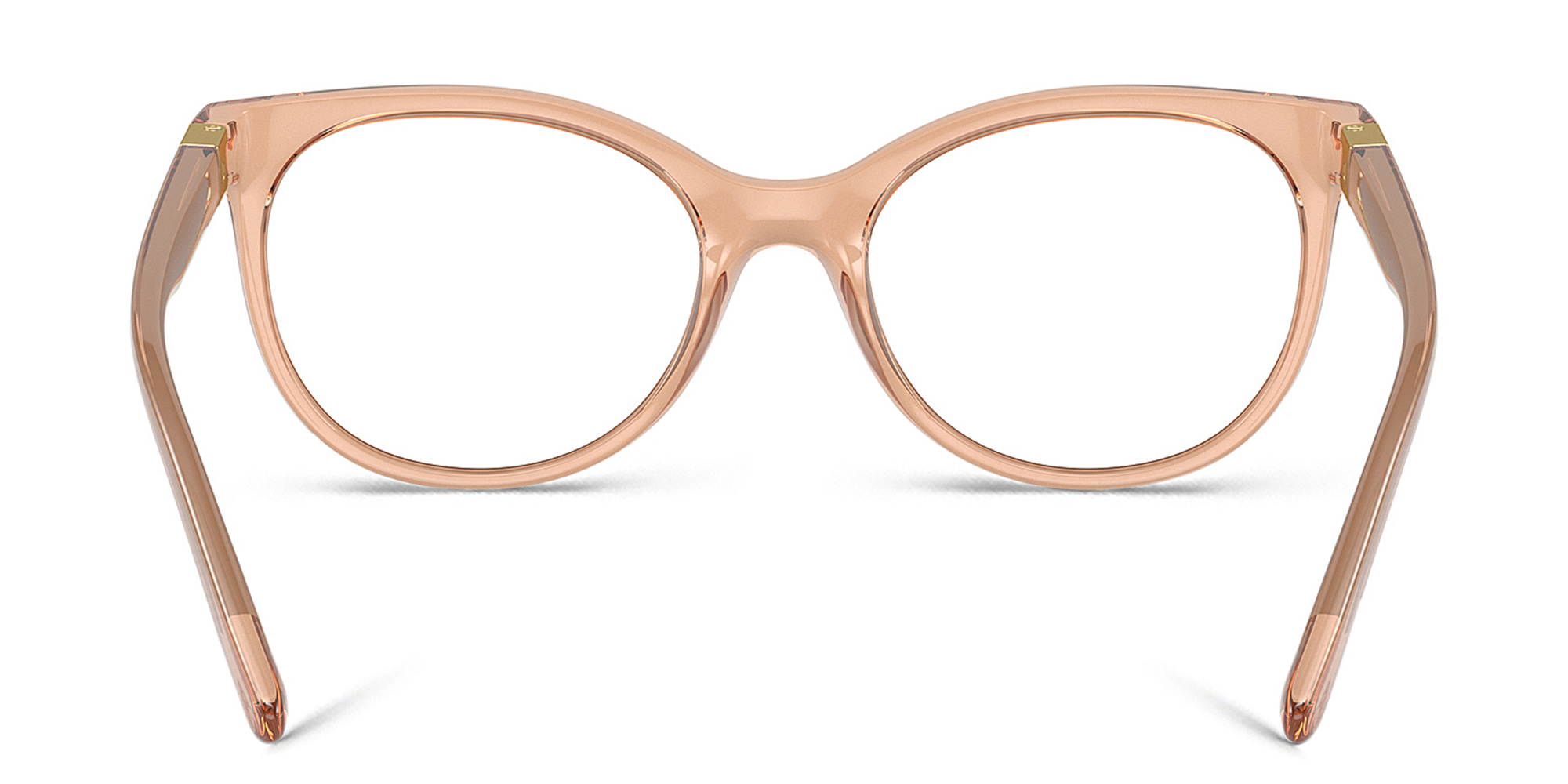 Dolce & Gabbana Cat-Eye Eyeglasses in Transparent Beige – Product Photo 4