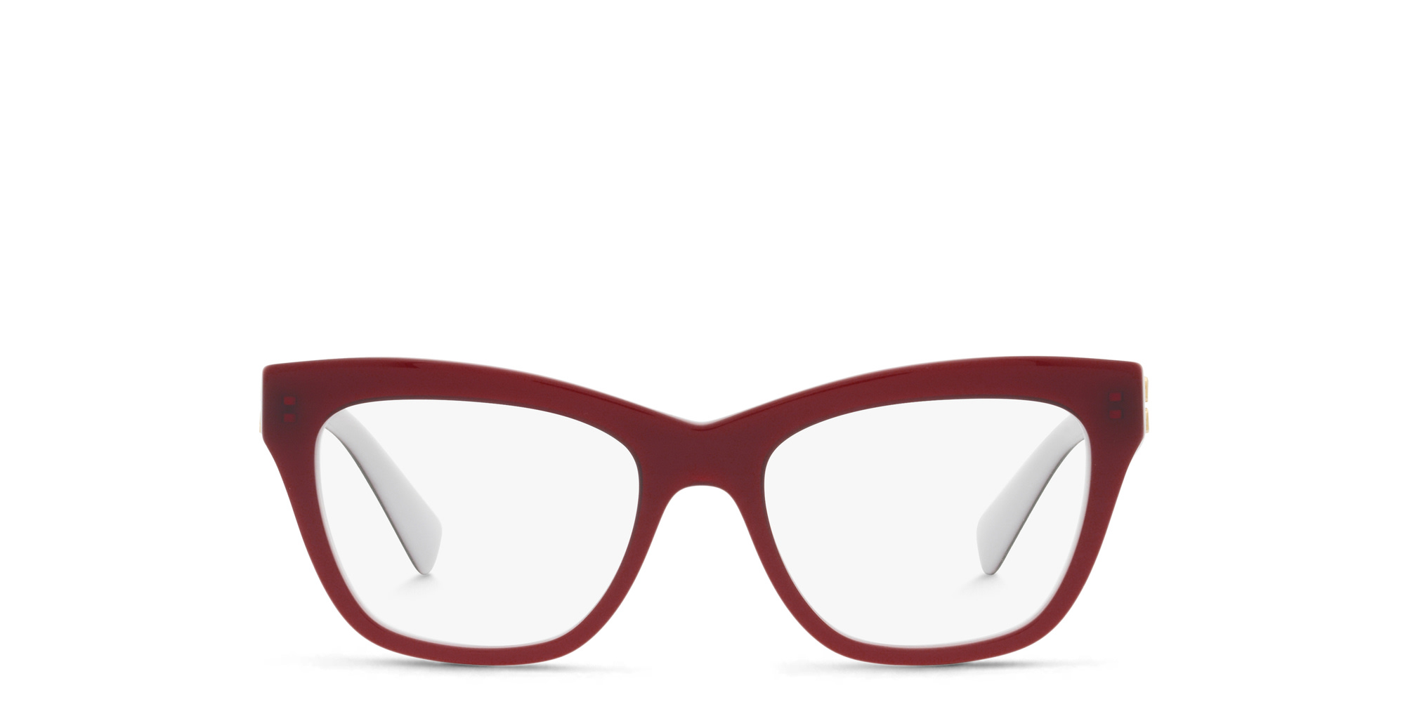 MIU MIU Cat Eye Eyeglasses in Red – Product Photo 1