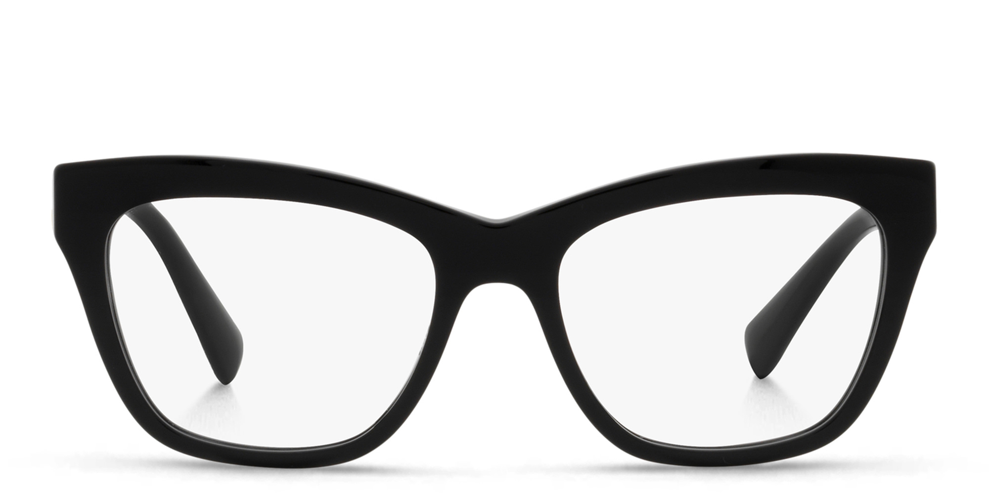 Shop MIU MIU Cat-Eye Eyeglasses in Rubber Black online.
